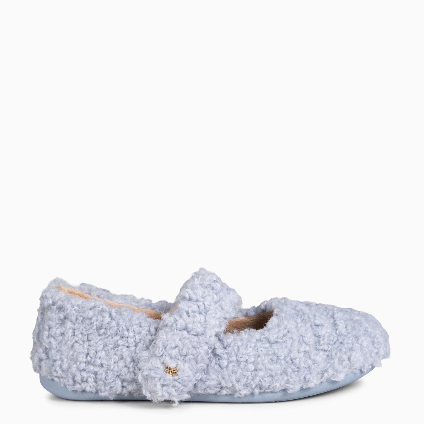 COZY DREAMS - Zapatillas de estar por casa con velcro CIELO