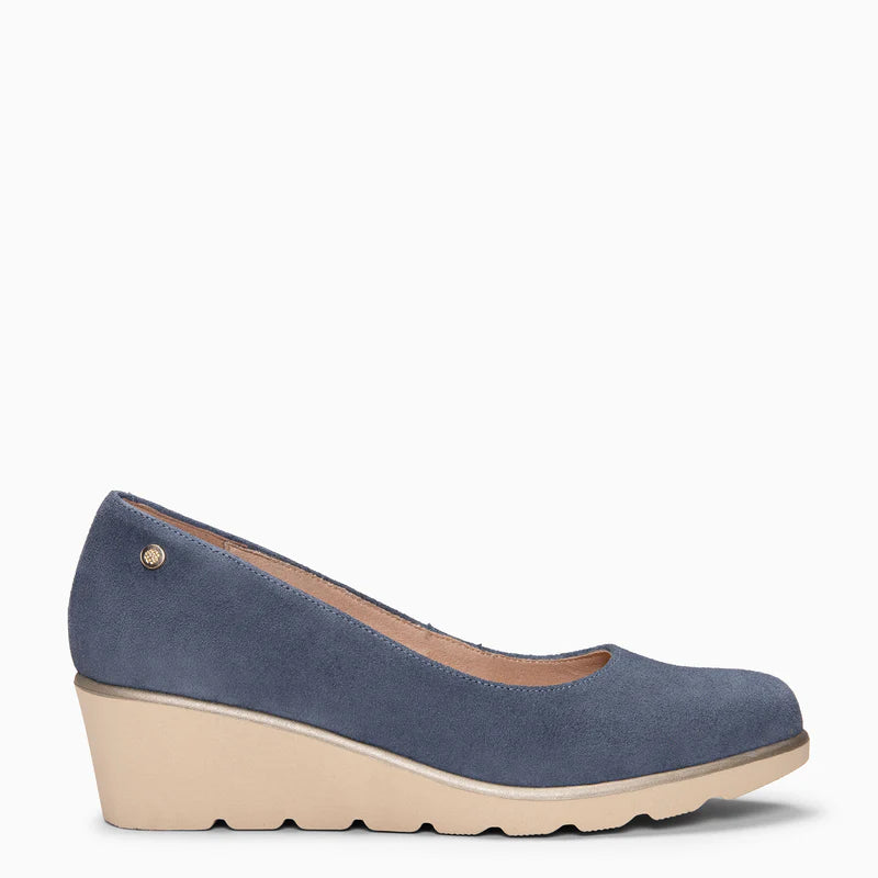 IRIS - Bailarina con cuña JEANS