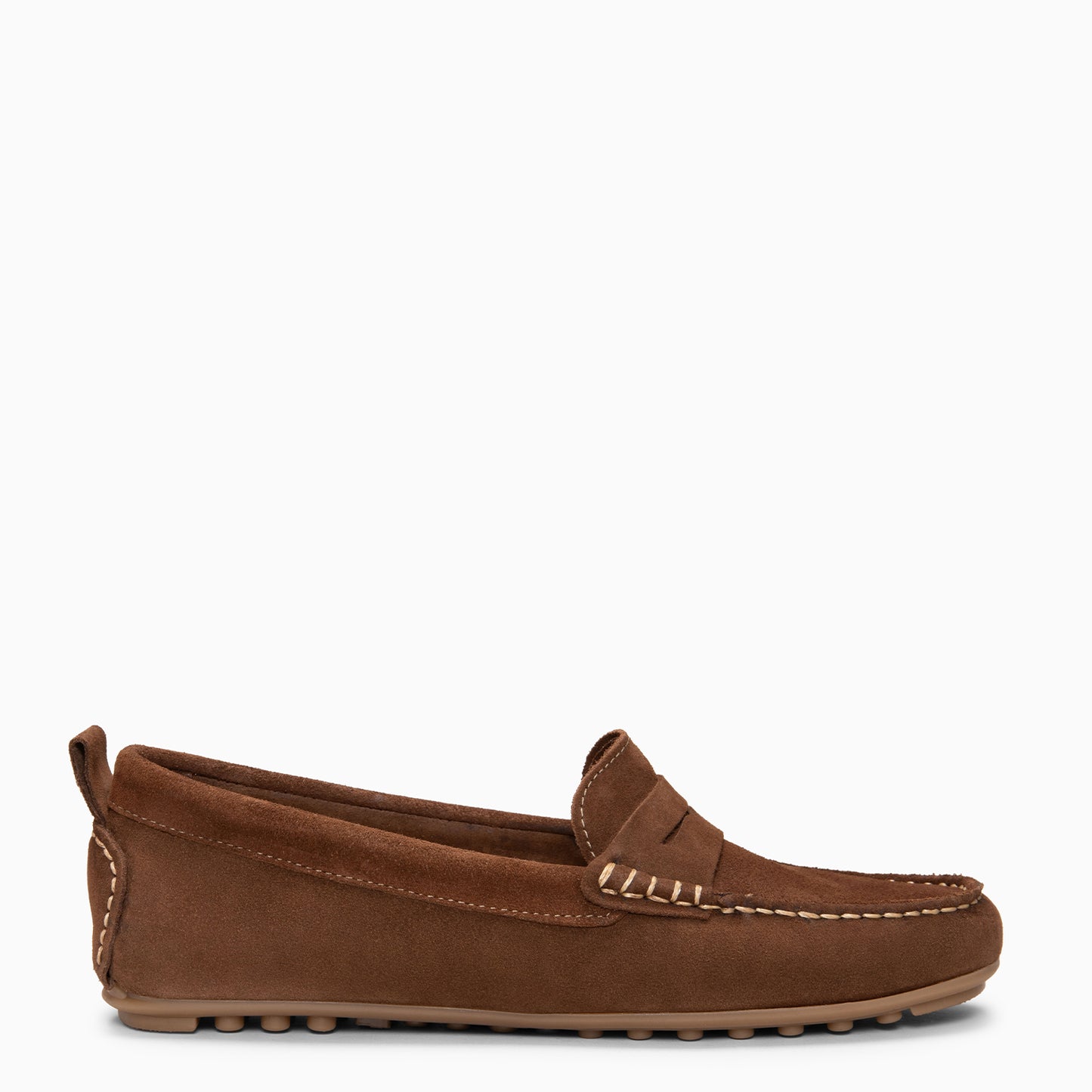 MONTEZ – Mocasín plano con plantilla extraíble MARRON