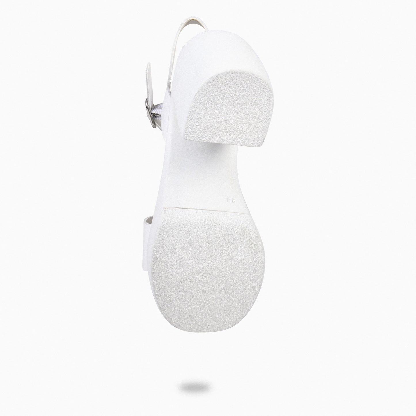 CRIS - Sandale à plateforme bloc BLANC