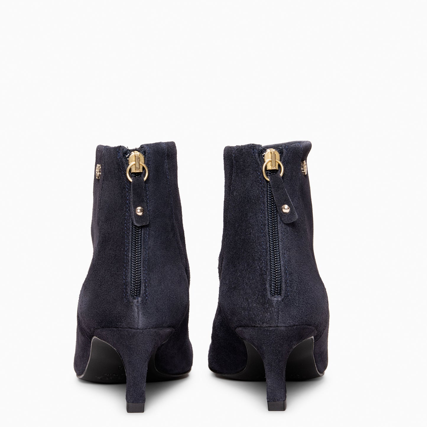 LUISA - Botines de tacón kitten con cremallera MARINO