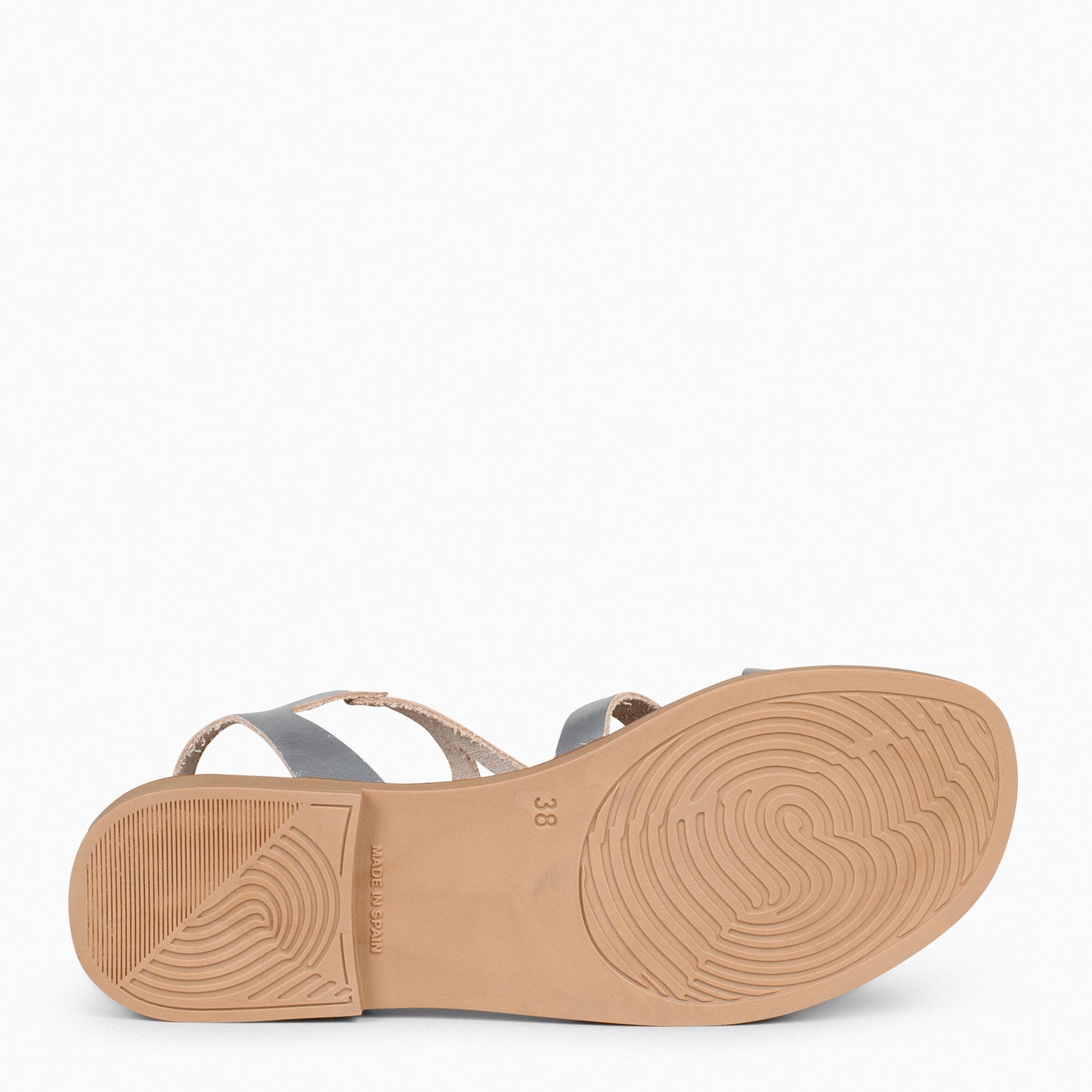 BAMBOO – Sandales plates ARGENT