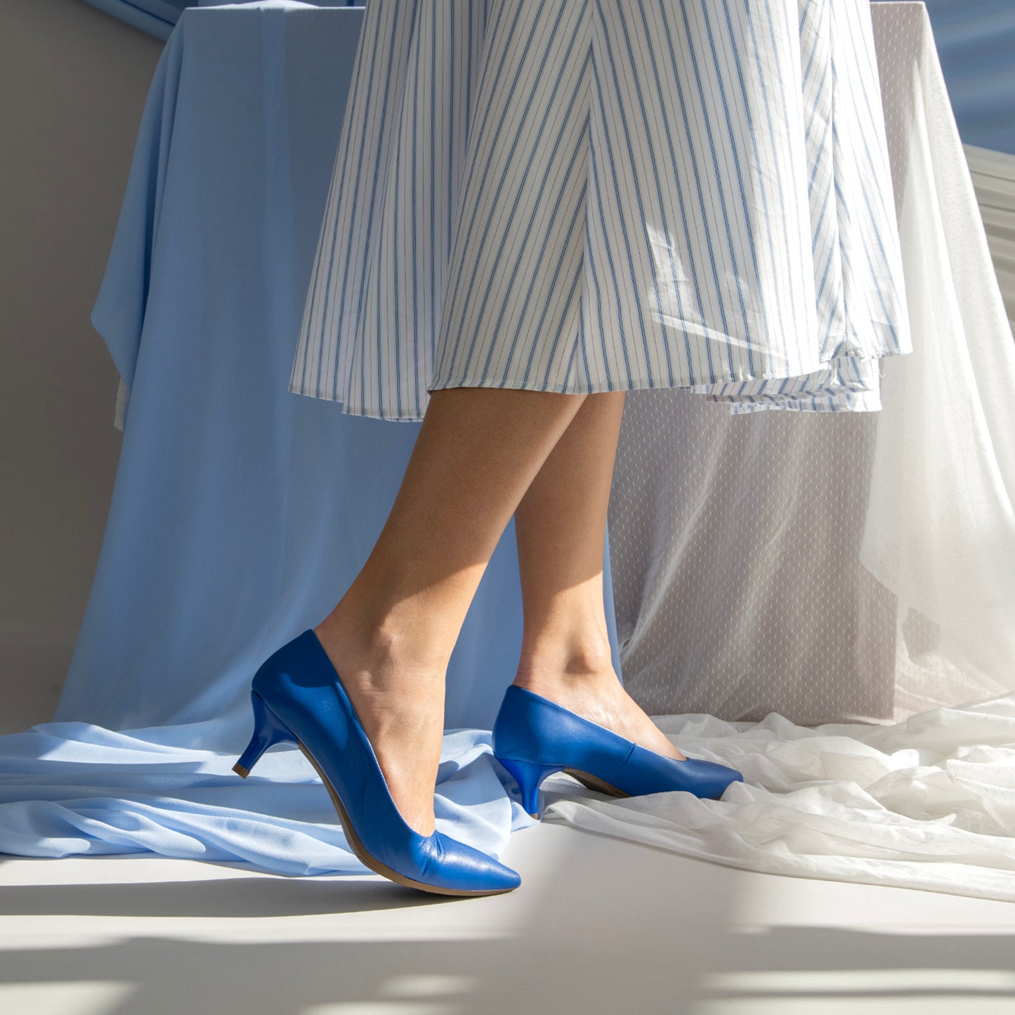 URBAN KITTEN - Zapatos con tacón de chupete AZUL