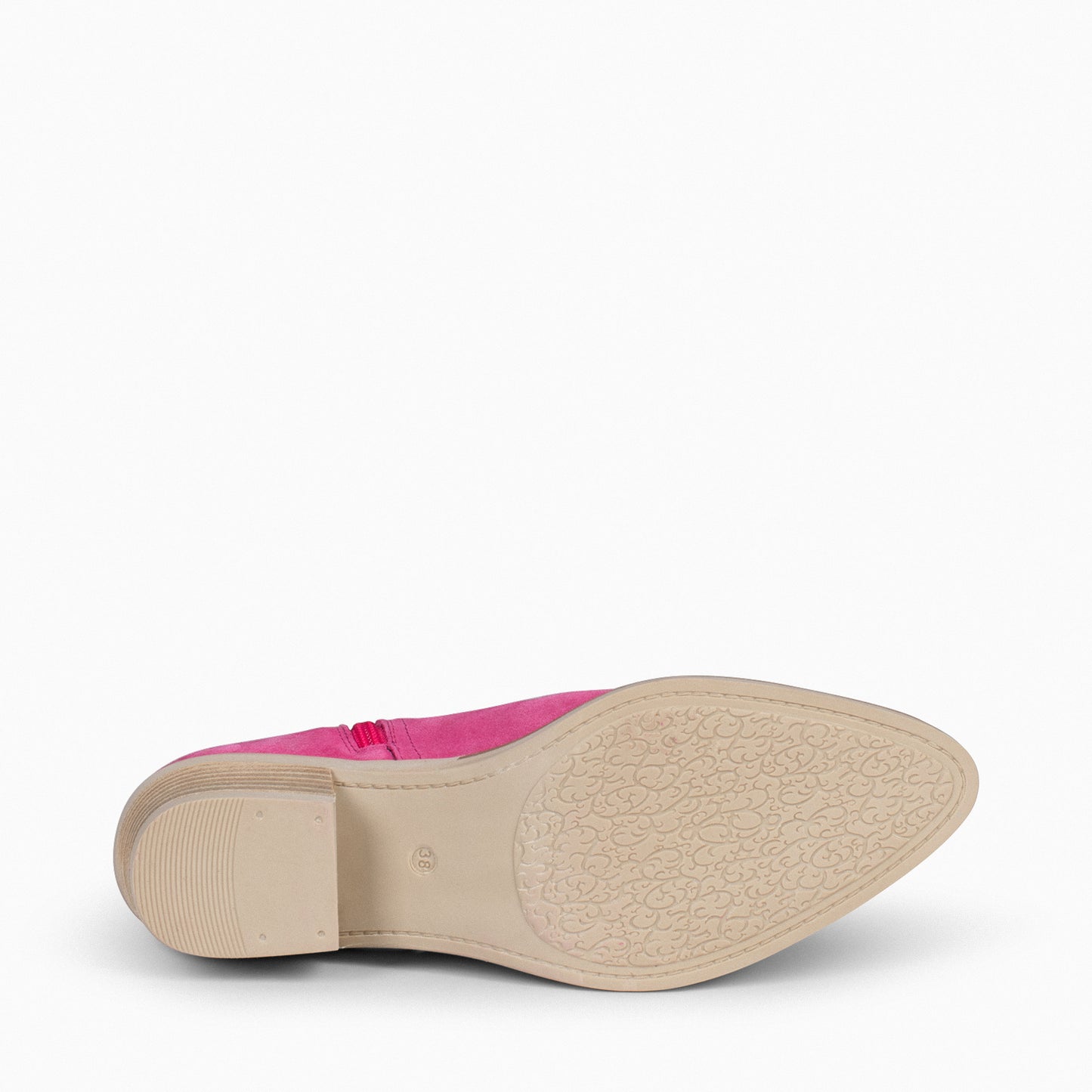 HOUSTON – Botines cowboy con tacón ROSA