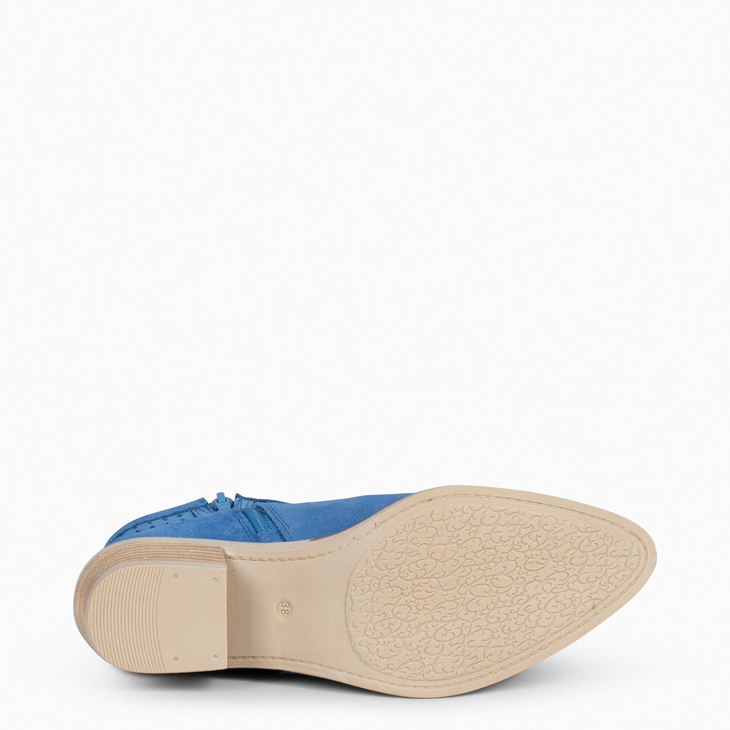 HOUSTON – Botines cowboy con tacón AZUL