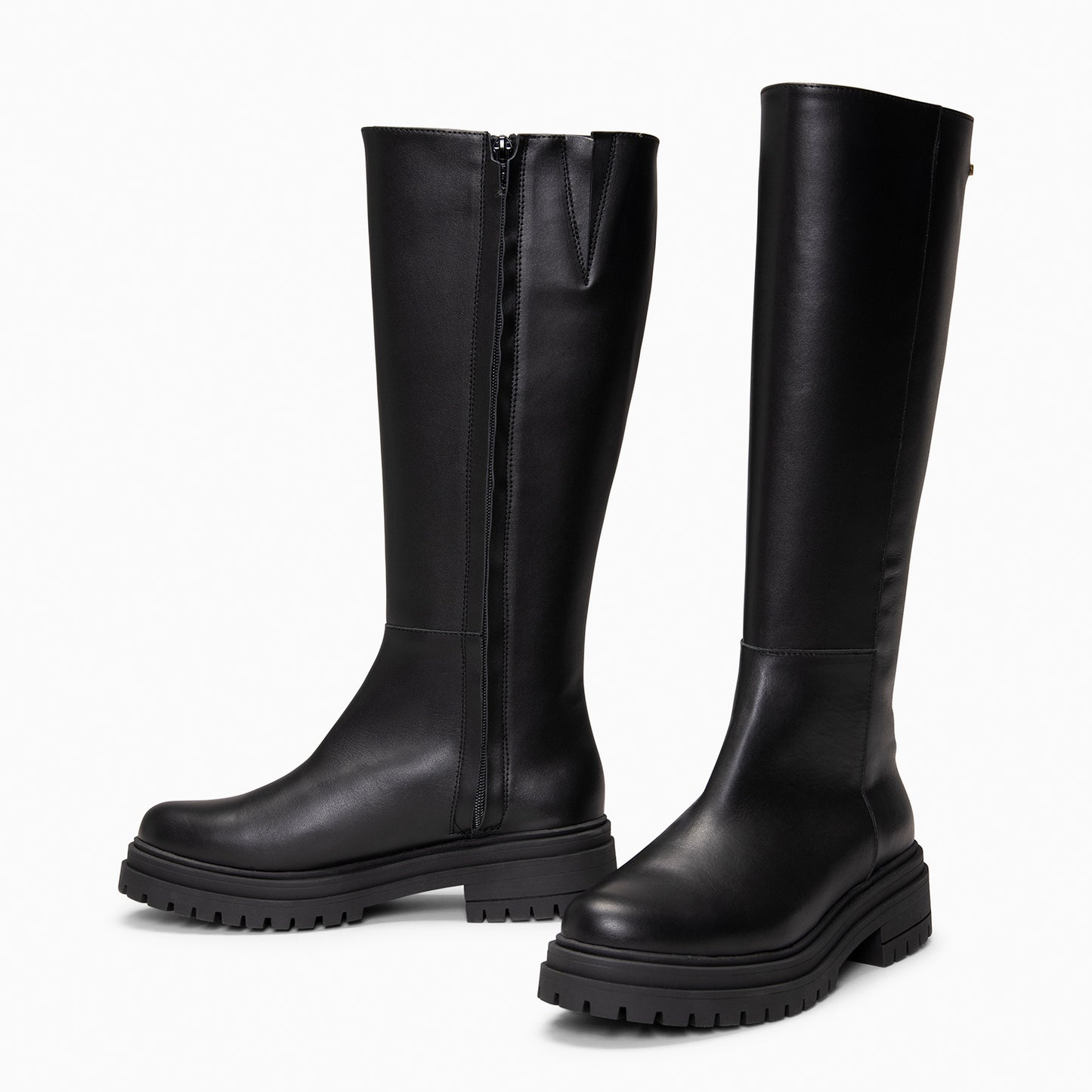 NOA - Botas altas con plataforma NEGRO