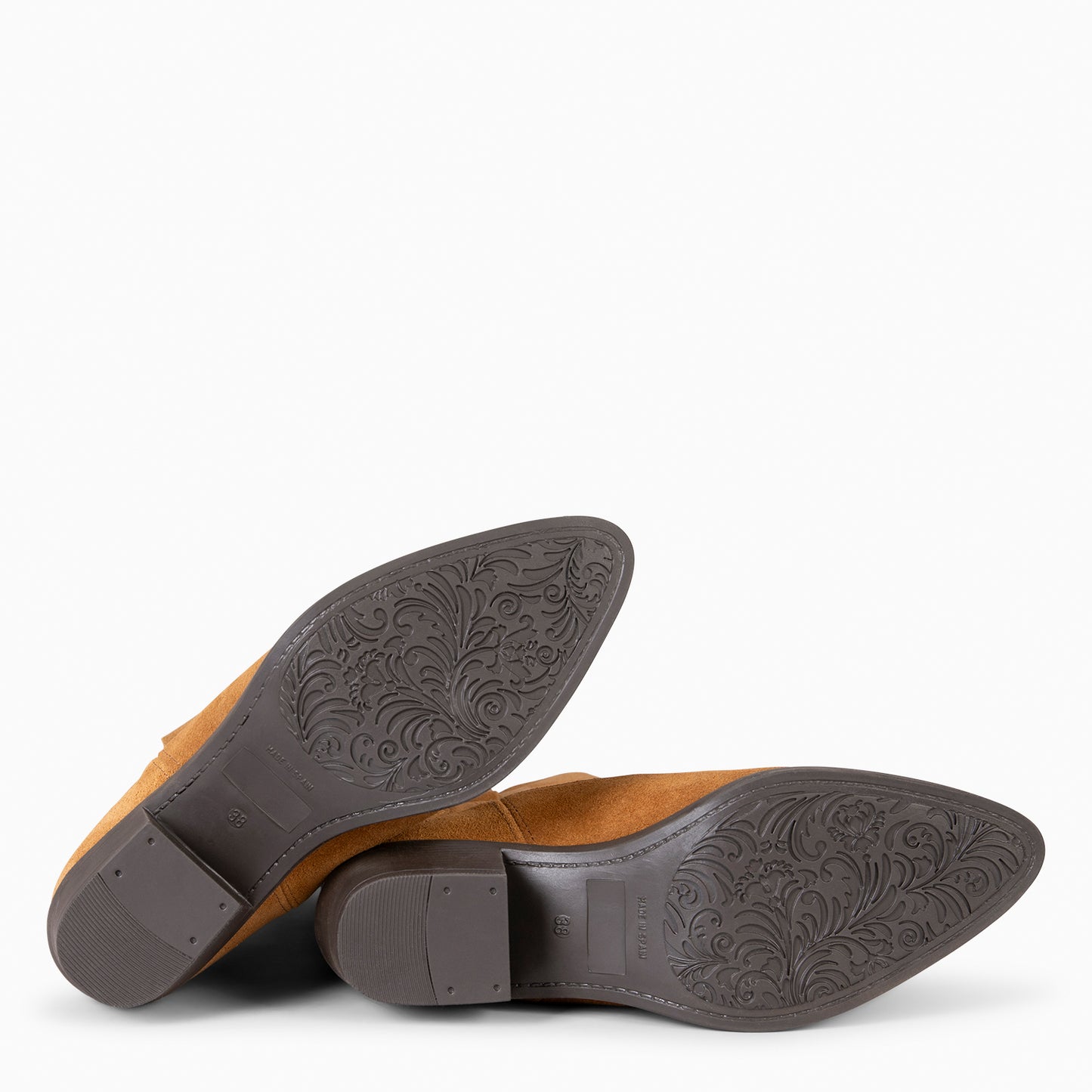 UTAH - Botas Cowboy bordado CAMEL