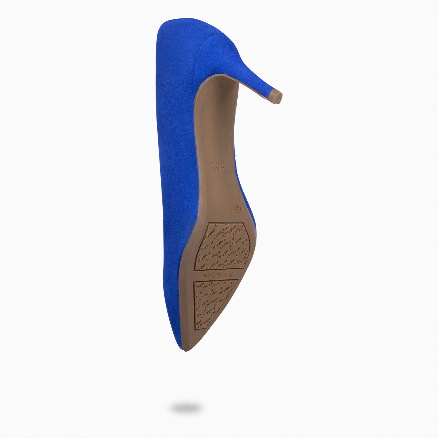 STILETTO – Zapato de tacón de aguja AZUL ELÉCTRICO