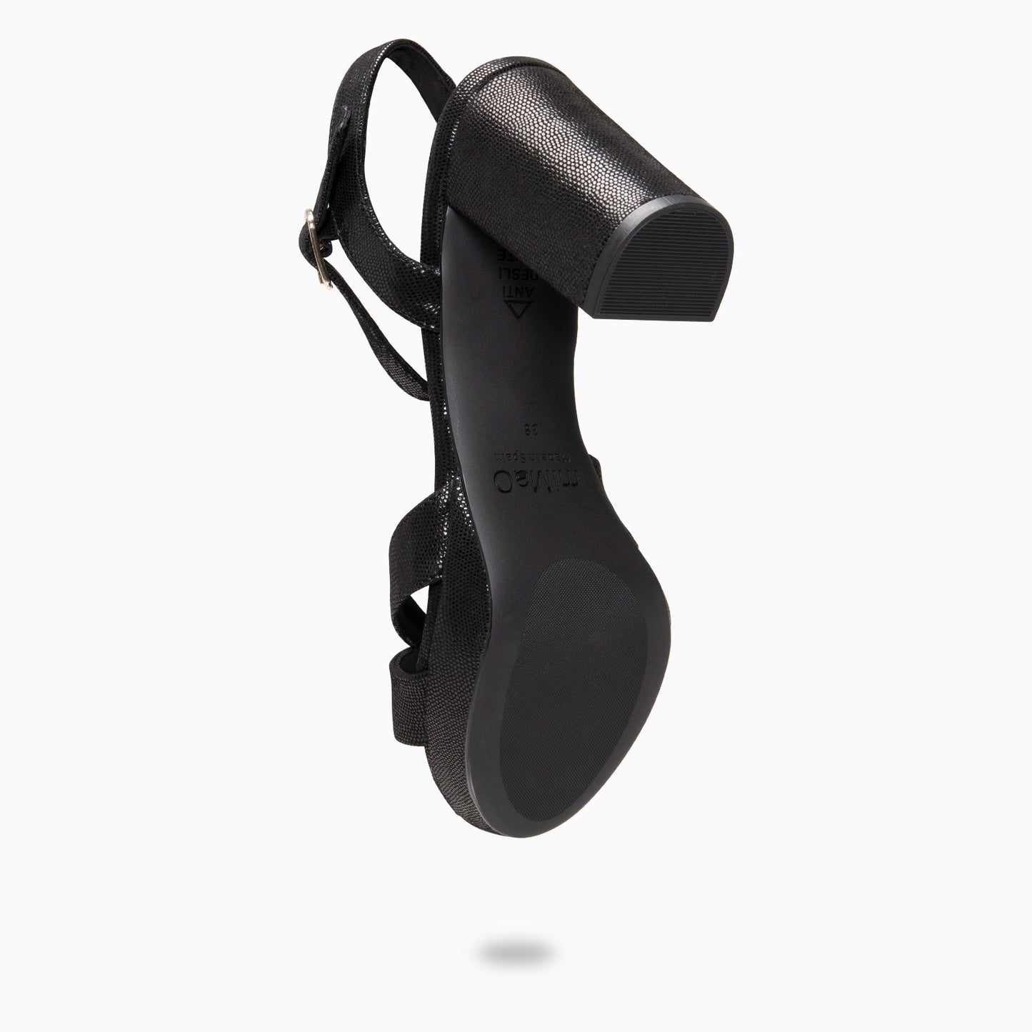 PARIS - Sandalias de fiesta con tacón alto y plataforma NEGRO FANTASY