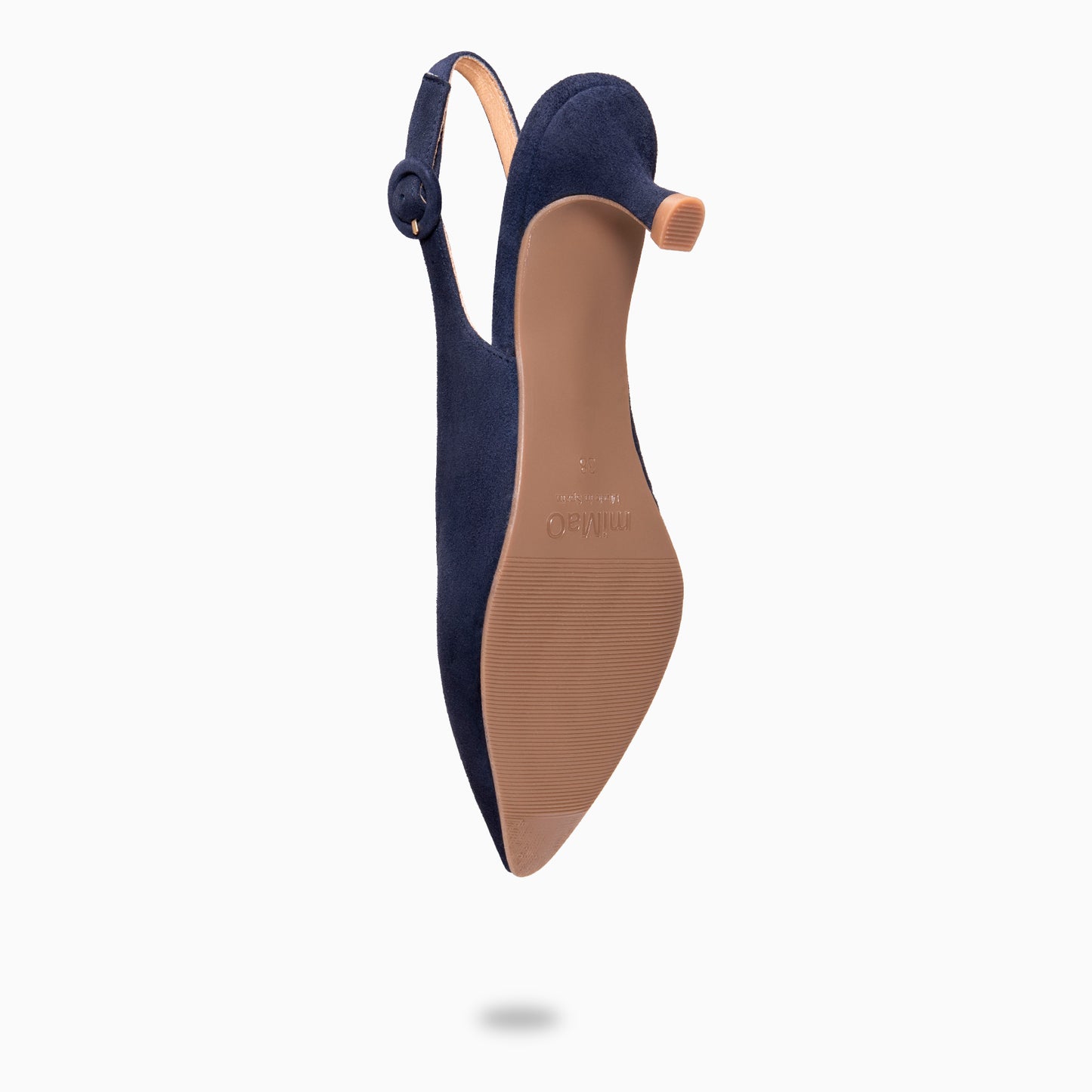 CARMEN – Zapatos de Tacón acampanado MARINO