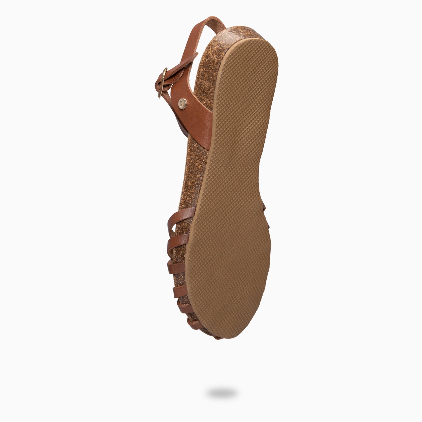 BEACH - Sandalias planas de tiras MARRON