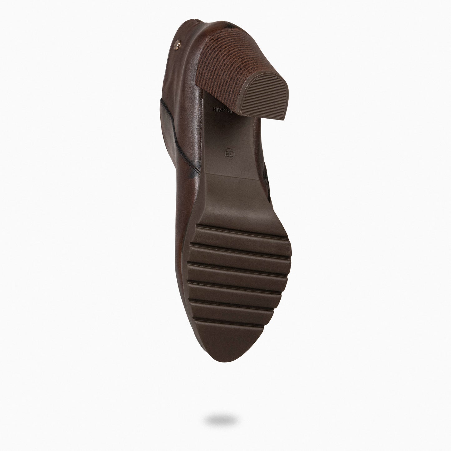 CLASSIC - Botines de mujer con tacón MARRON