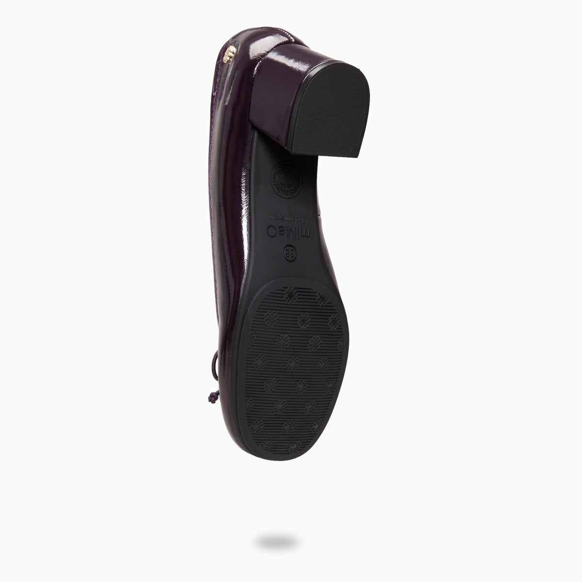 SILVANA - Bailarina Baresoft con tacón MORADO