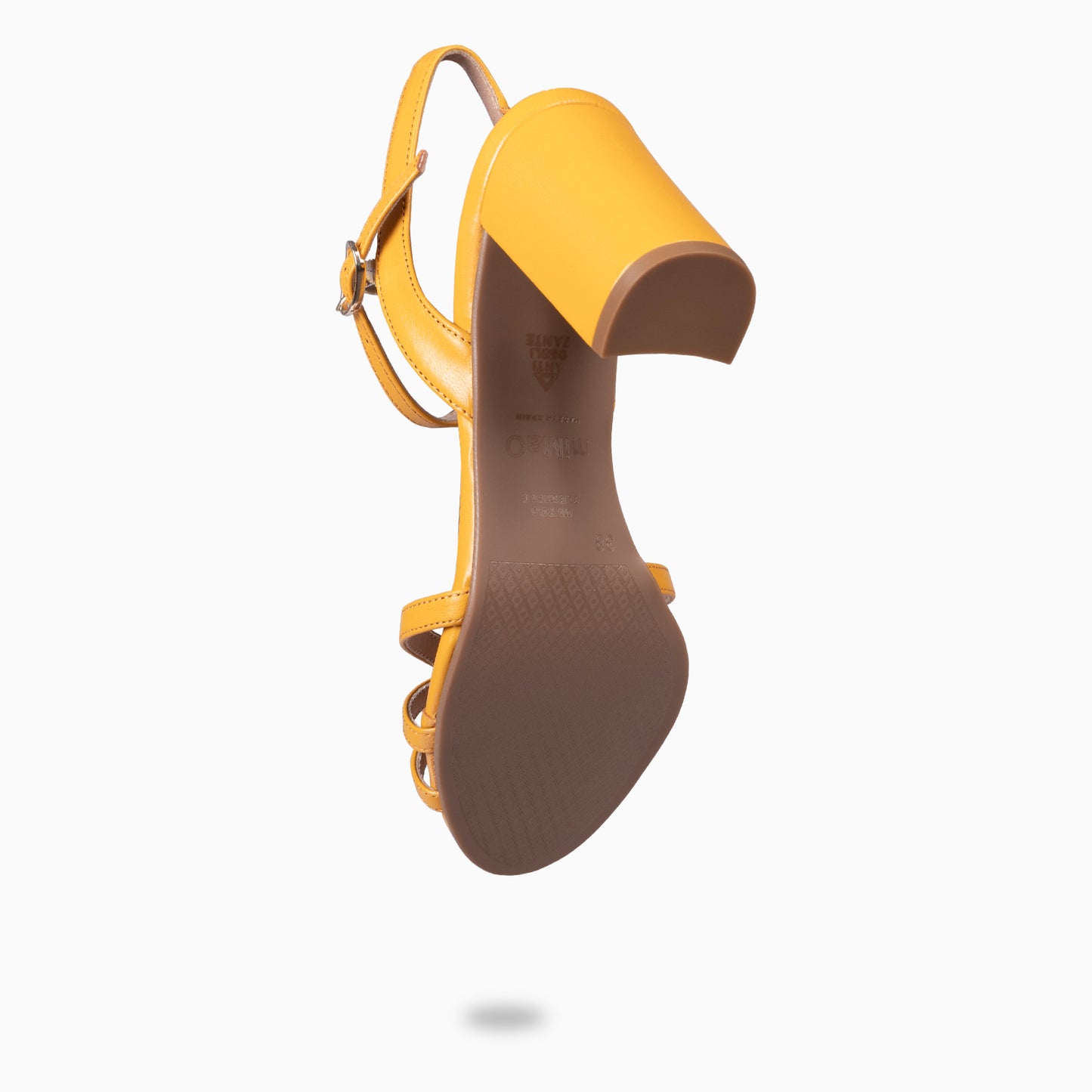 SONIA – ZAPATO ELGANTE DE TACÓN ALTO MOSTAZA