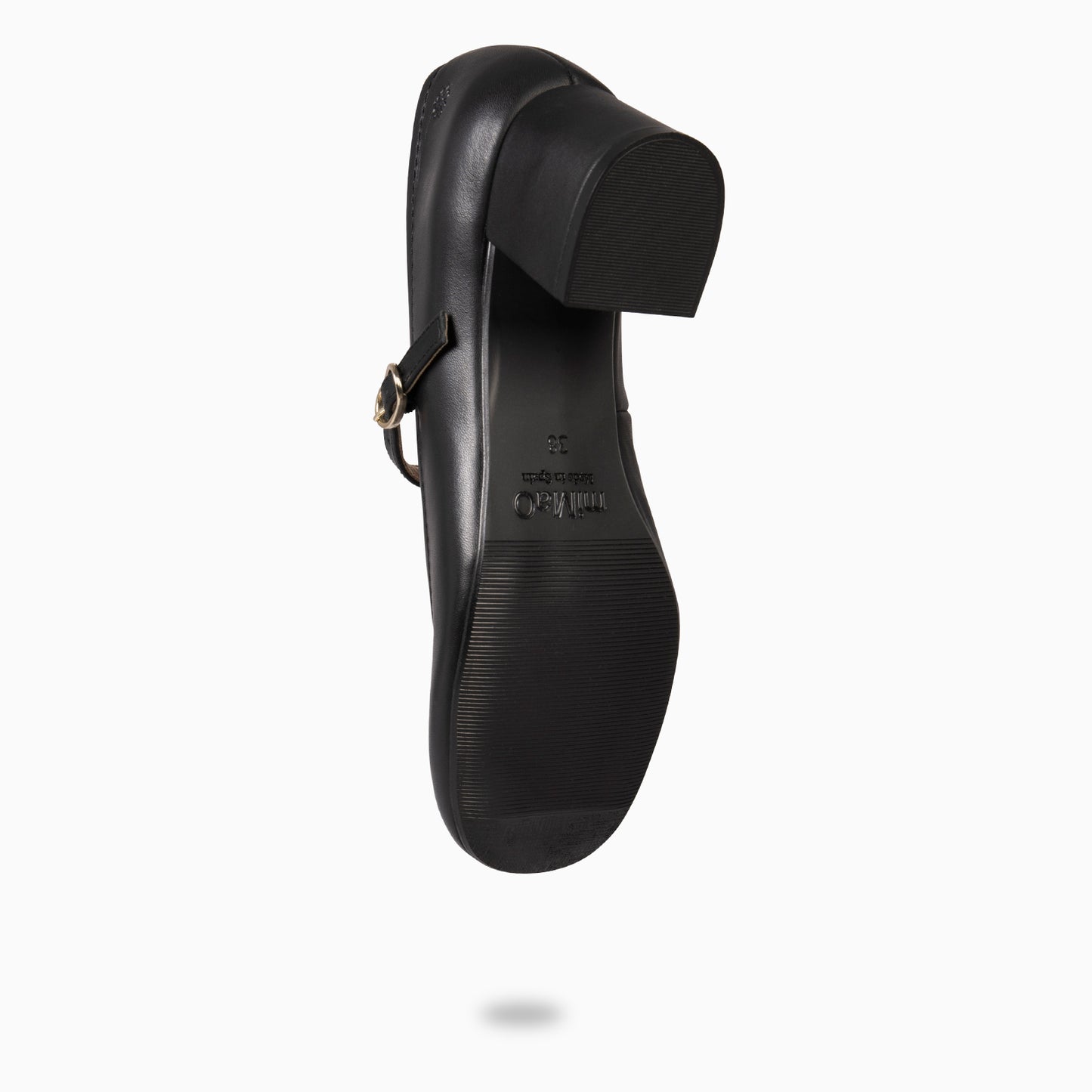 ROSALÍA - MERCEDITAS DE TACÓN ESTILO BAREFOOT NEGRO