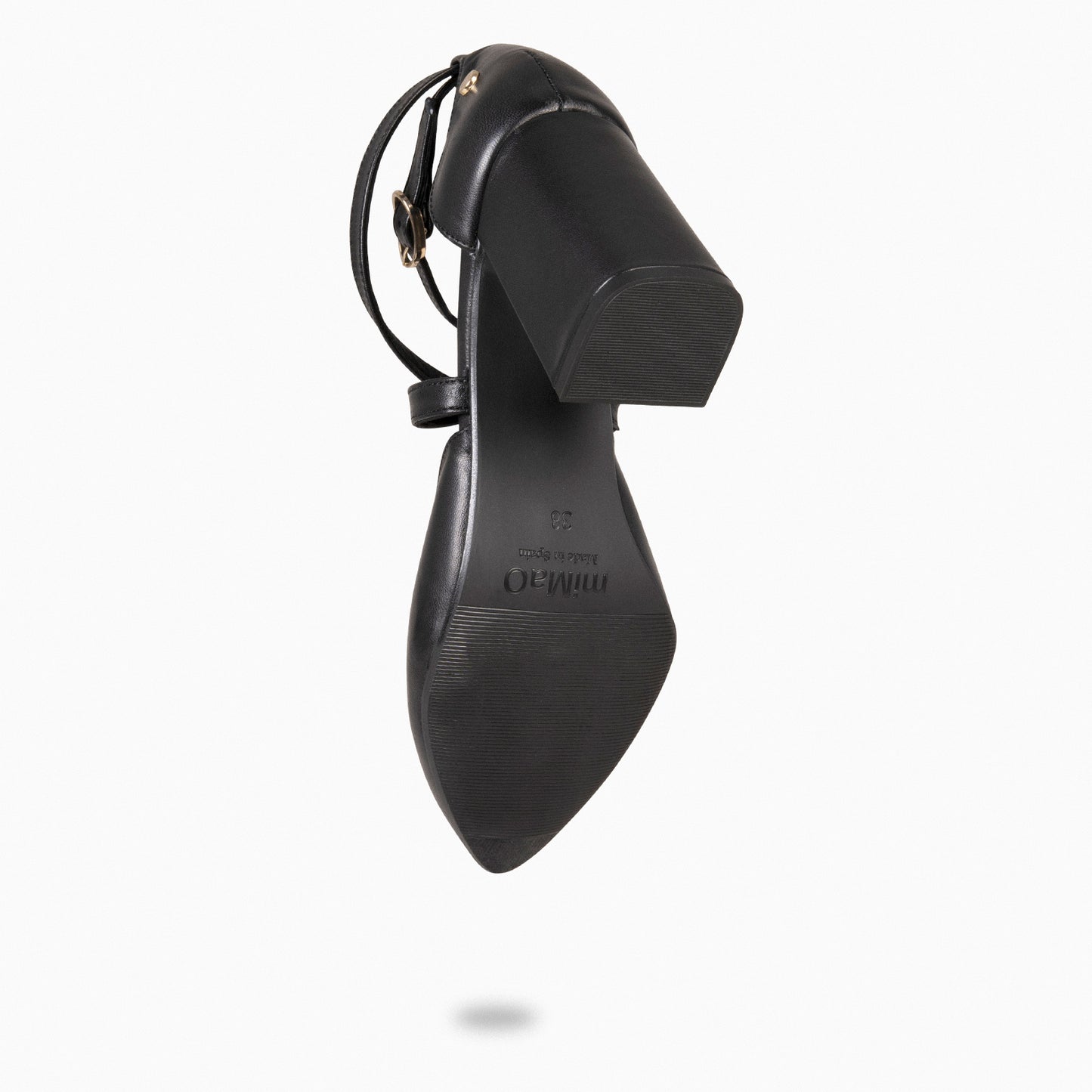 ARIEL - Zapato de tacón ancho NEGRO