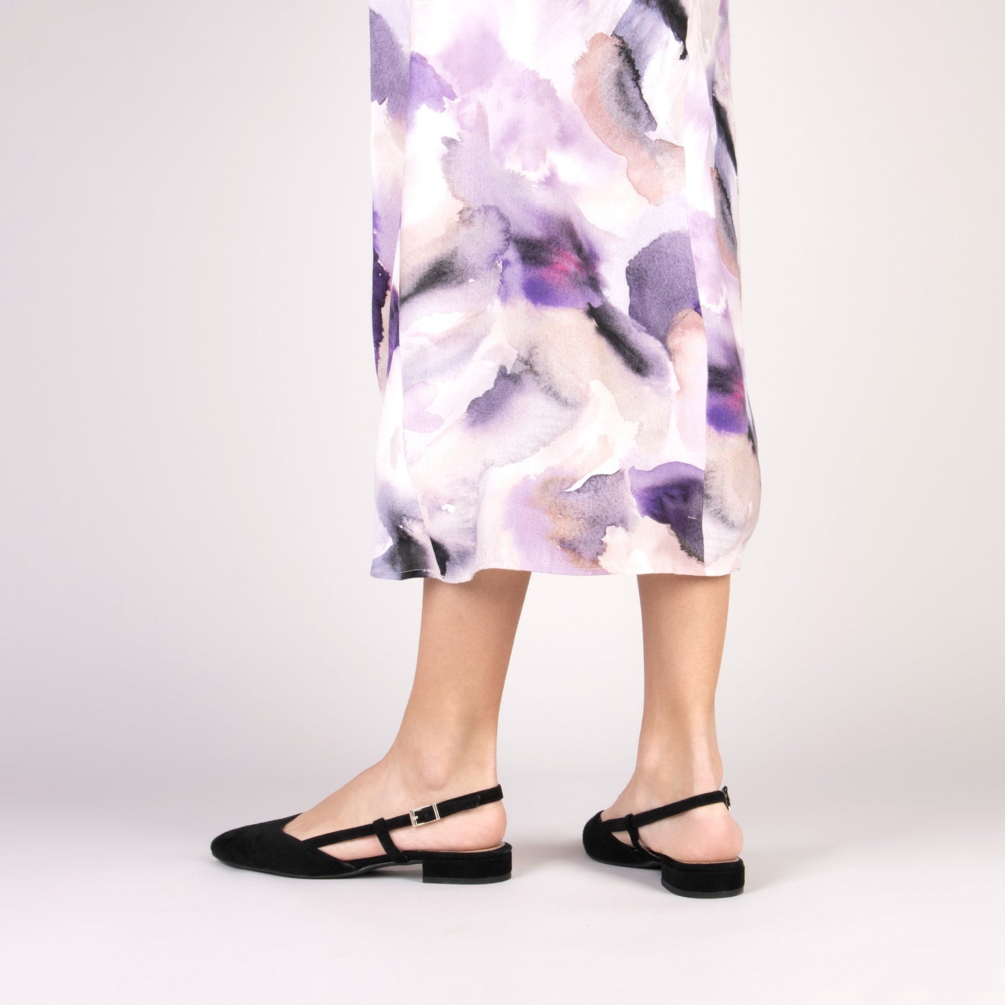 BRUNCH – Zapatos Planos Destalonados NEGRO