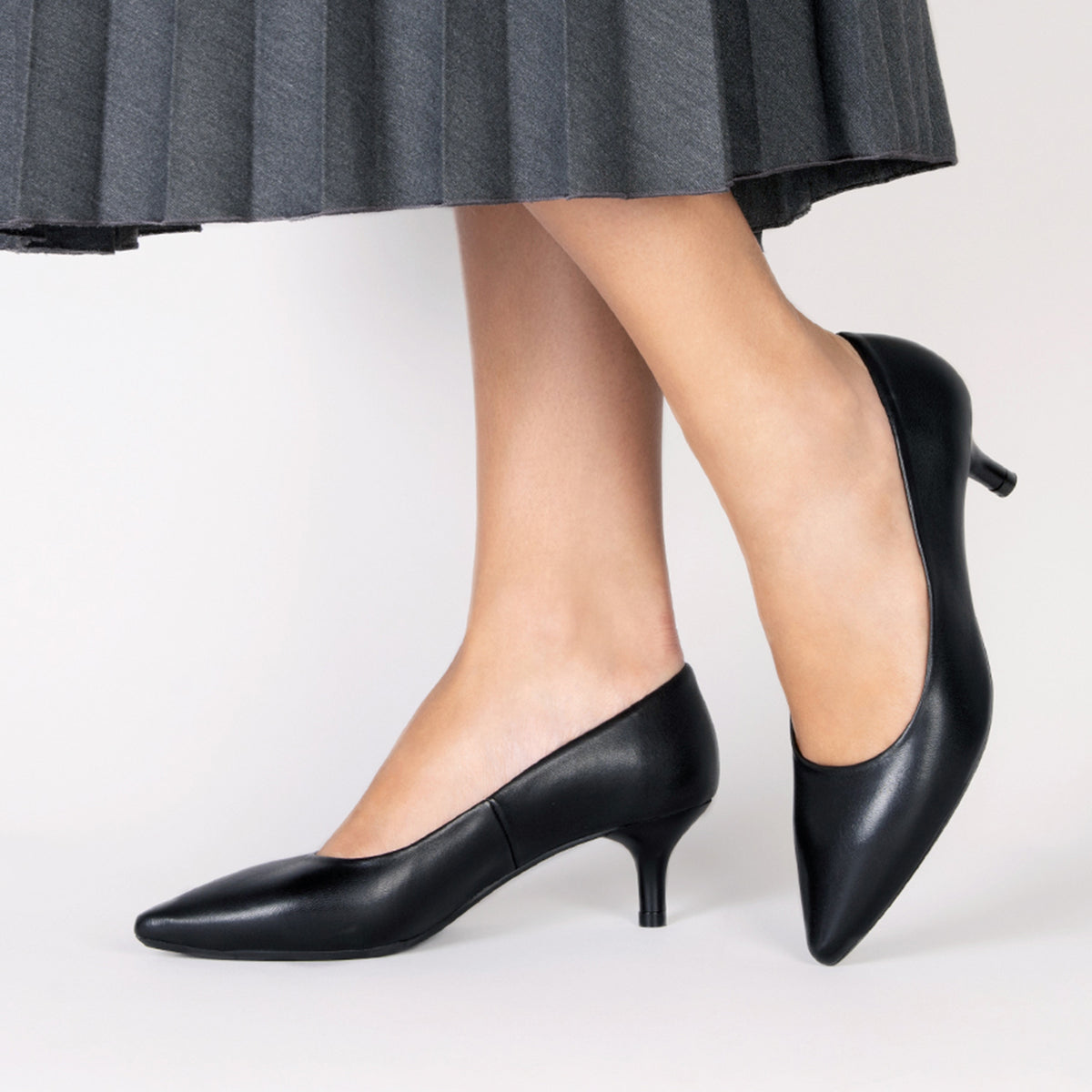 URBAN KITTEN - Zapatos con tacón de chupete de napa NEGRO