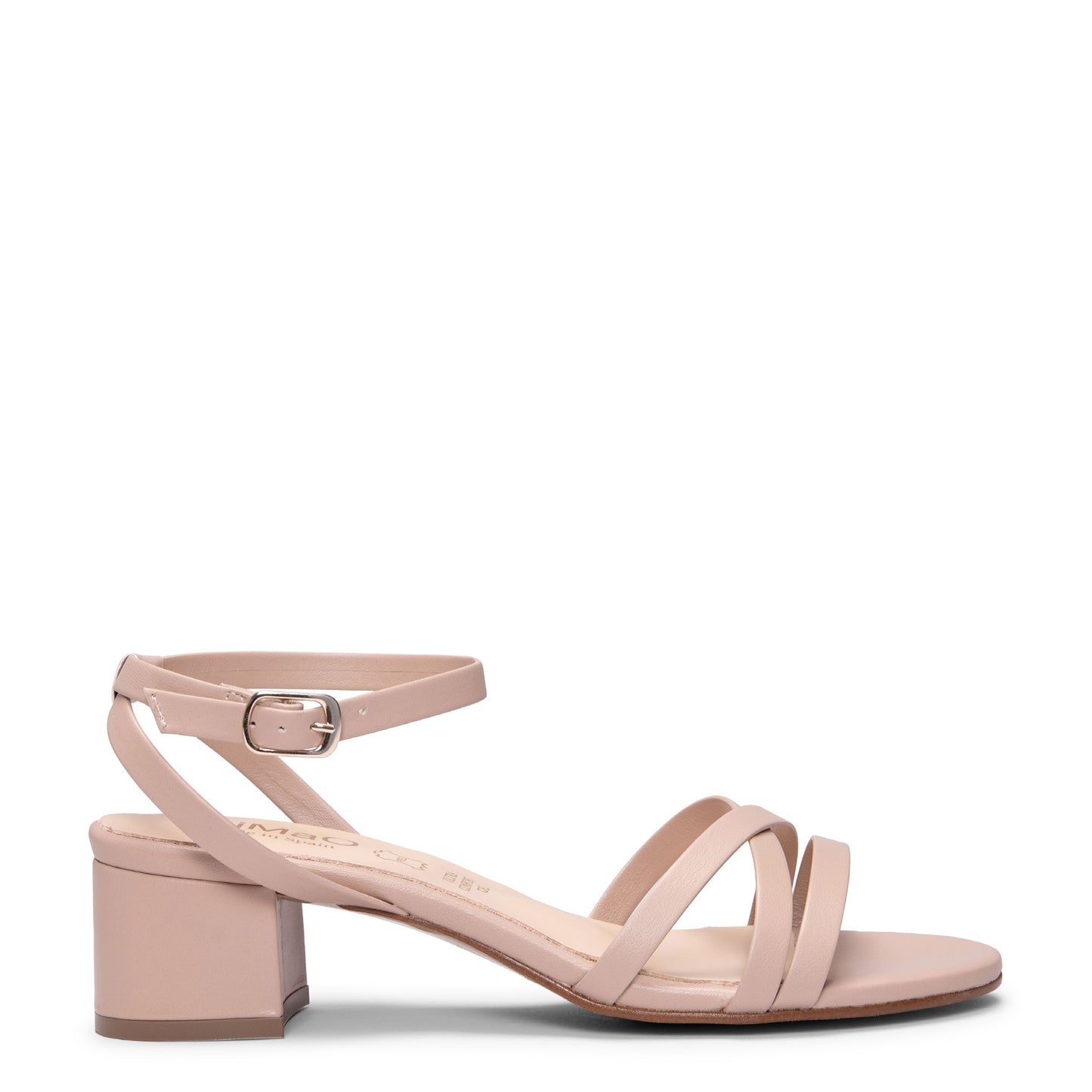 VIENA - Sandalias de tacón bajo ROSA CLARO