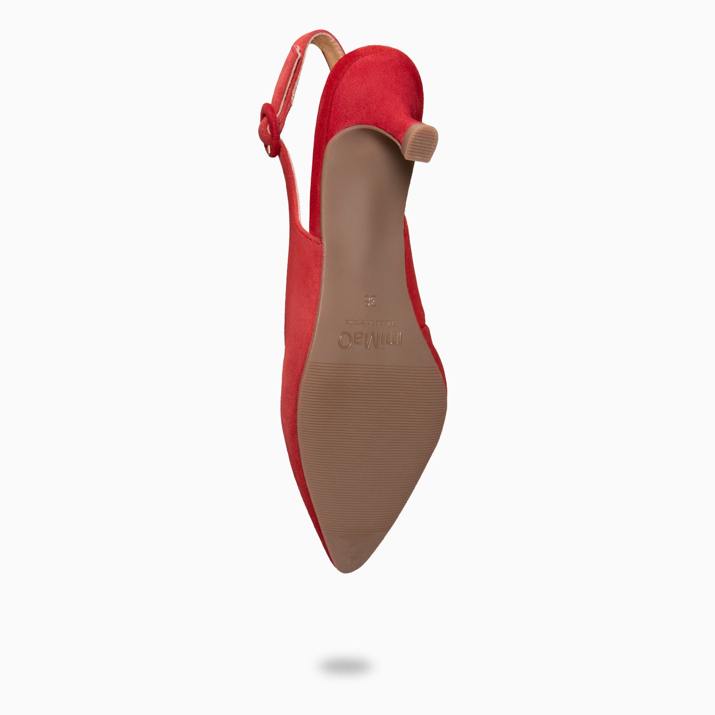 CARMEN – Zapatos de Tacón acampanado ROJO