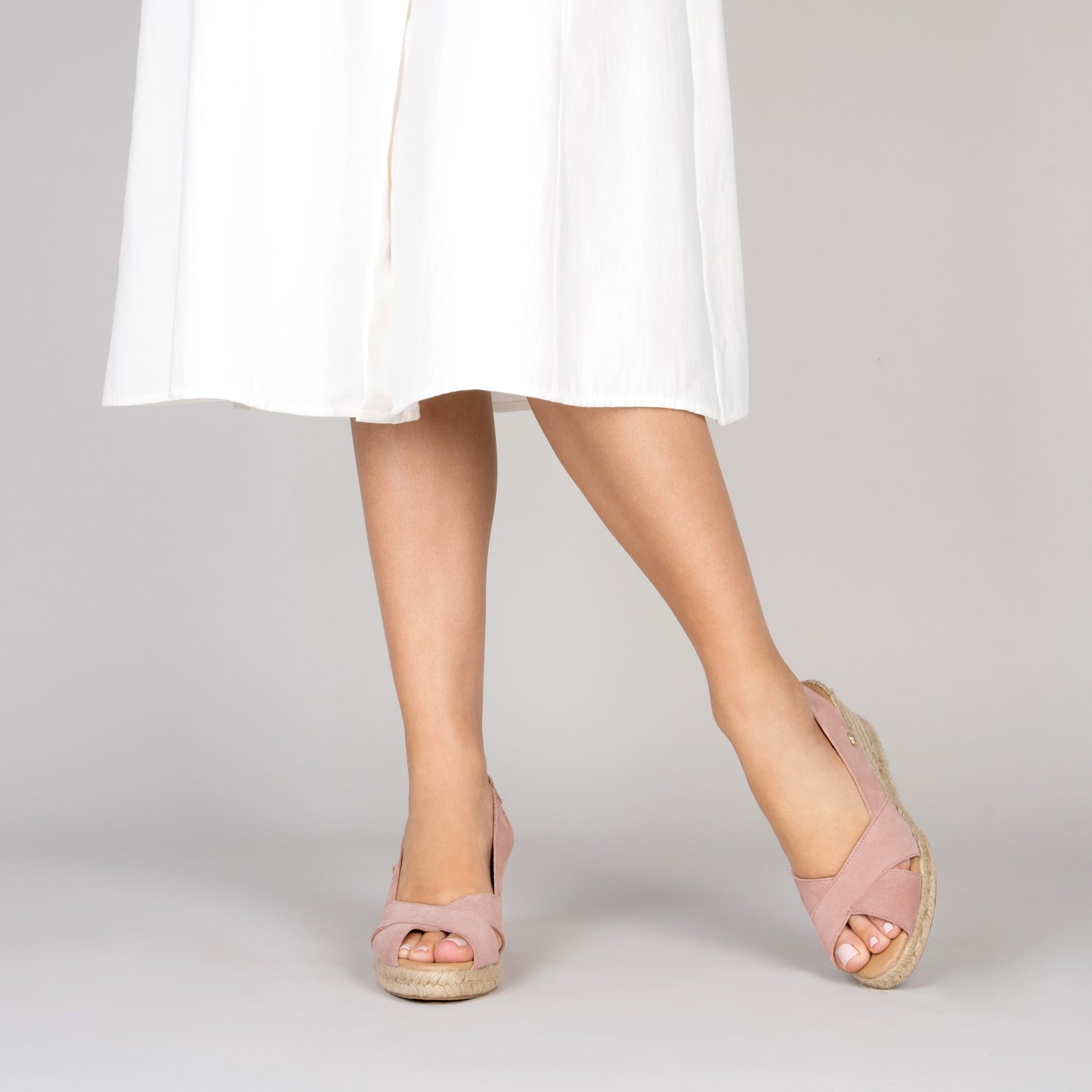 ATTICA - Cuñas de esparto altas ROSA