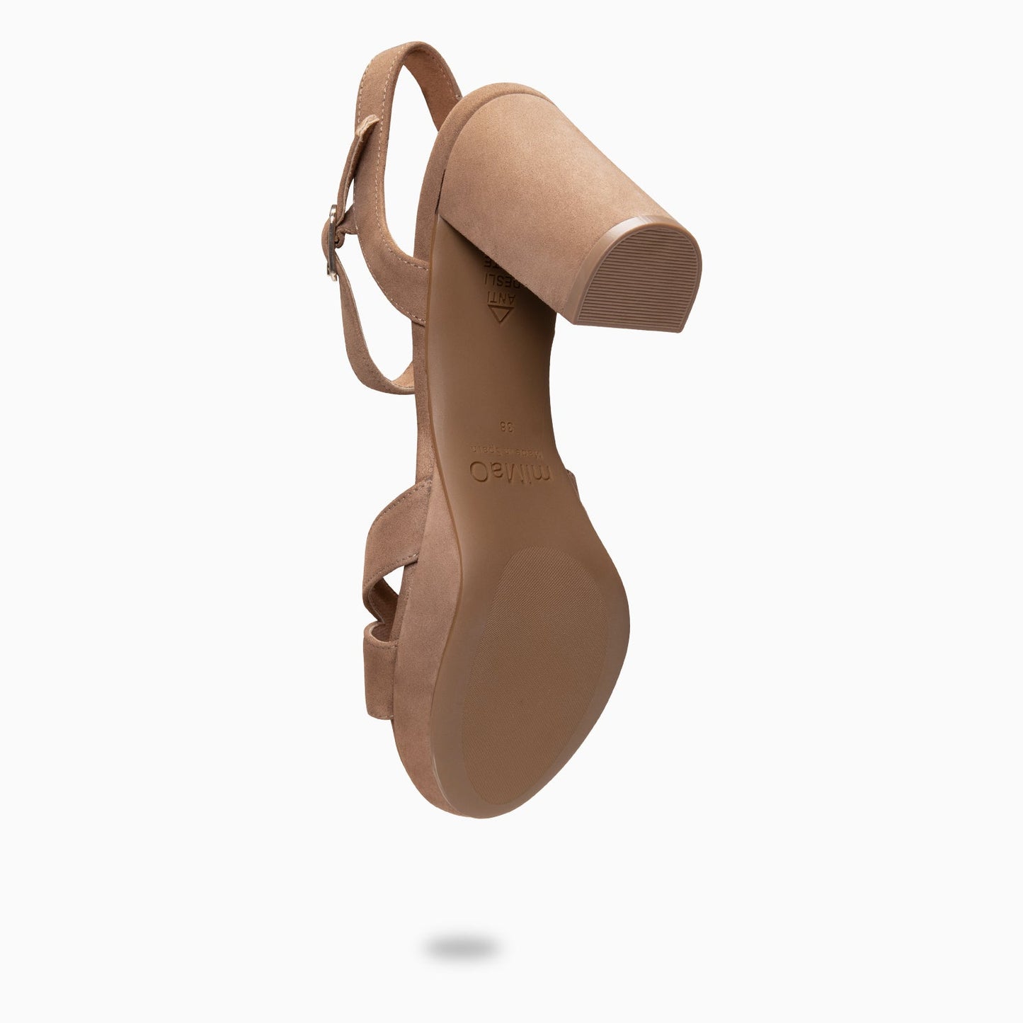 PARIS - Sandalias de fiesta con tacón alto y plataforma TAUPE