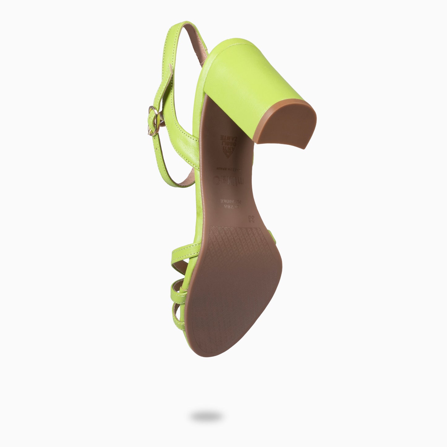 SONIA – ZAPATO ELGANTE DE TACÓN ALTO VERDE PISTACHO