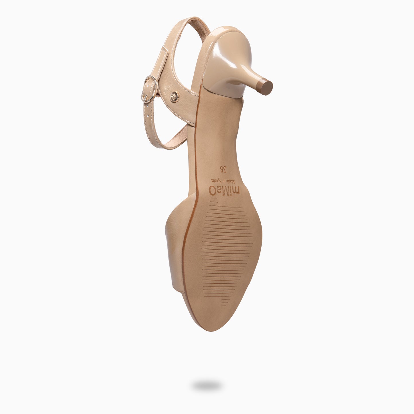 ROSE - Destalonado con tacón kitten BEIGE