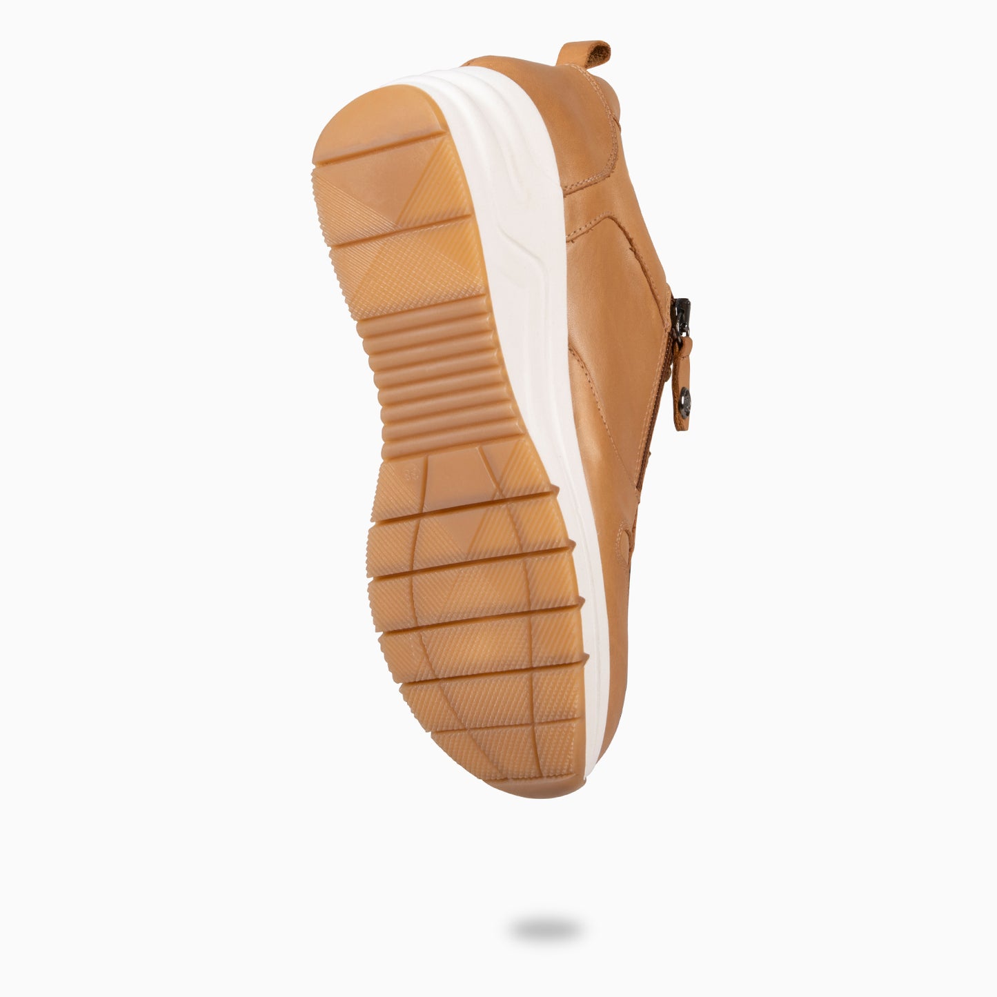 NIMES – Zapatillas deportivas con adorno cremallera CUERO