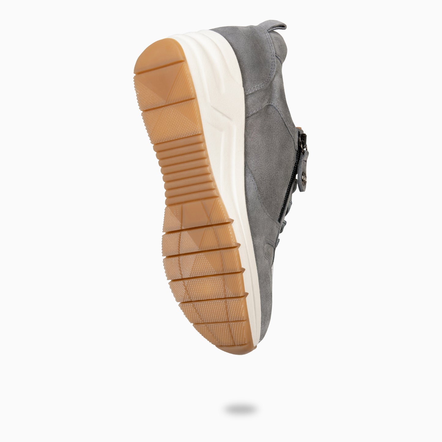 ARLES – Chaussures de sport GRIS avec décoration zippée