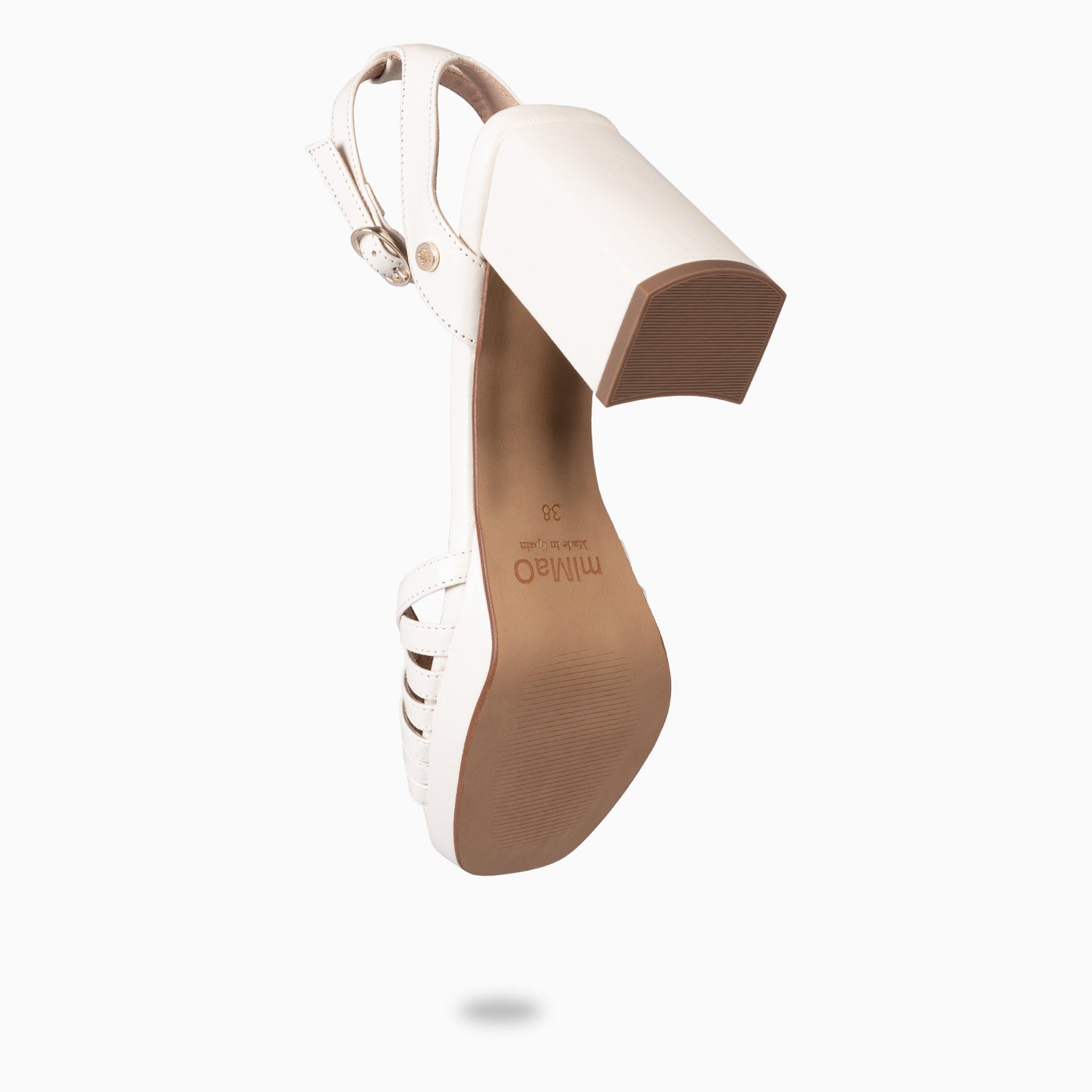 CRISTEL - SANDALIAS ELEGANTES DE TACÓN DE VESTIR HIELO