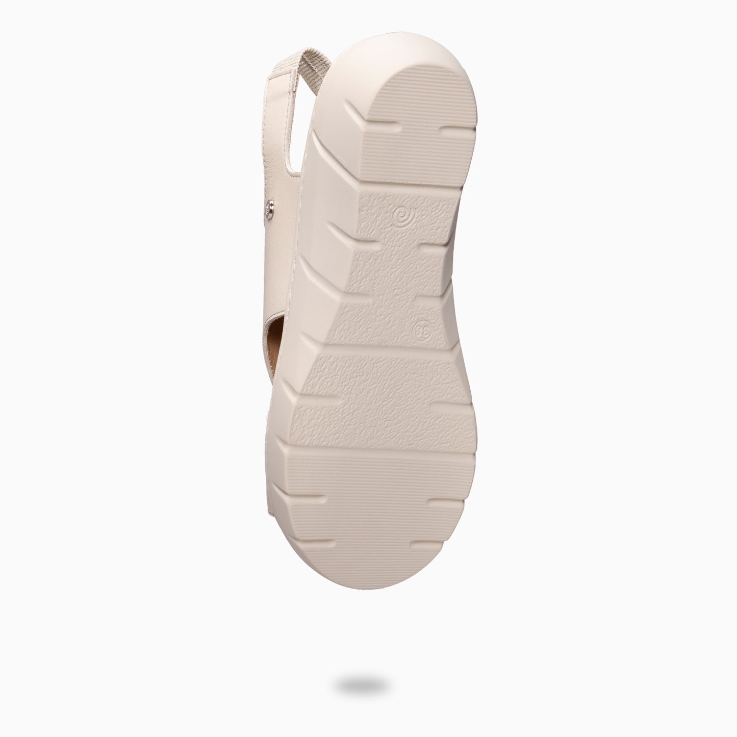 LUPÉ - Sandalias destalonadas con plantilla extraíble MARFIL