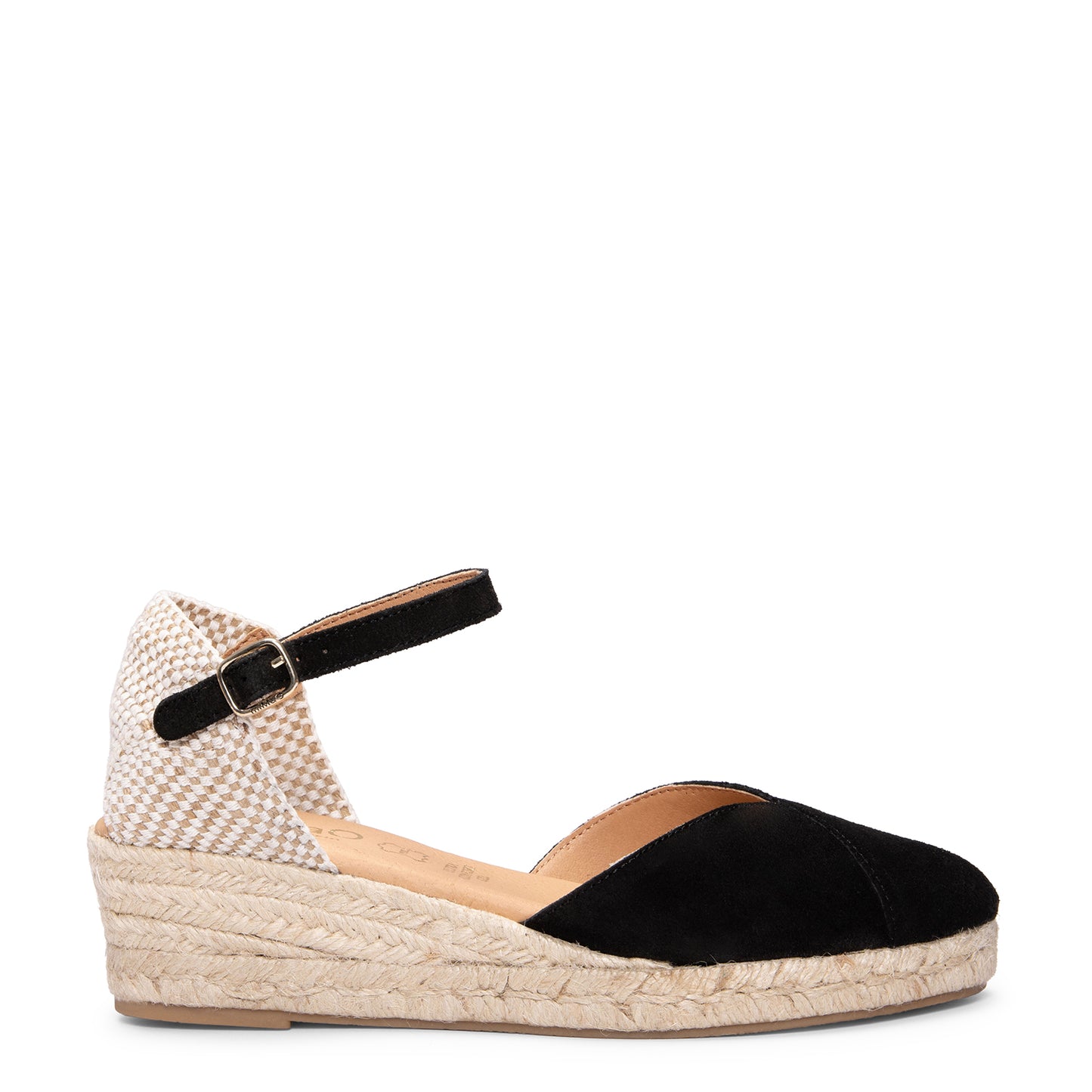 ICA - Cuñas de esparto bajas NEGRO