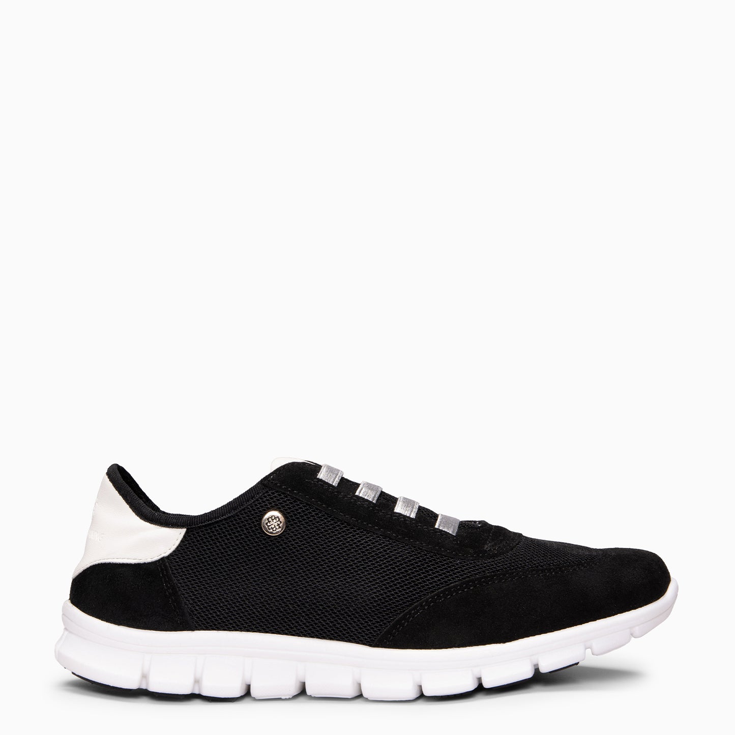 FÜSION 01 - Zapatillas para mujer multi-material NEGRO