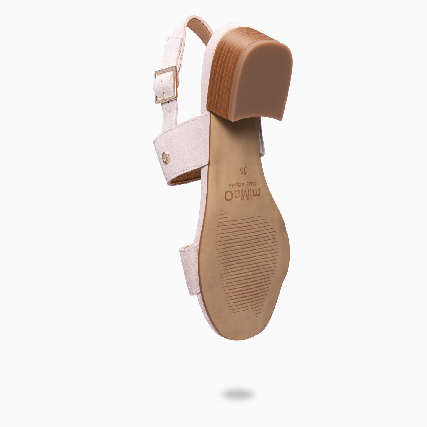 SIA - Sandalias de tacón ancho NUDE