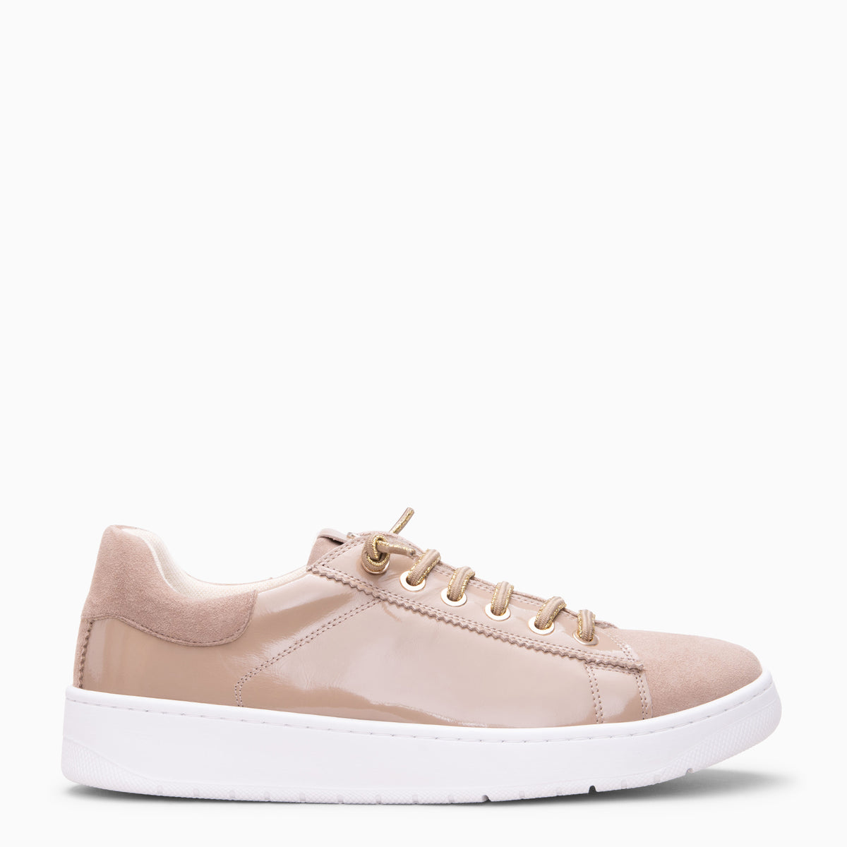 NANTES - Zapatillas Elegantes CHAROL NUDE