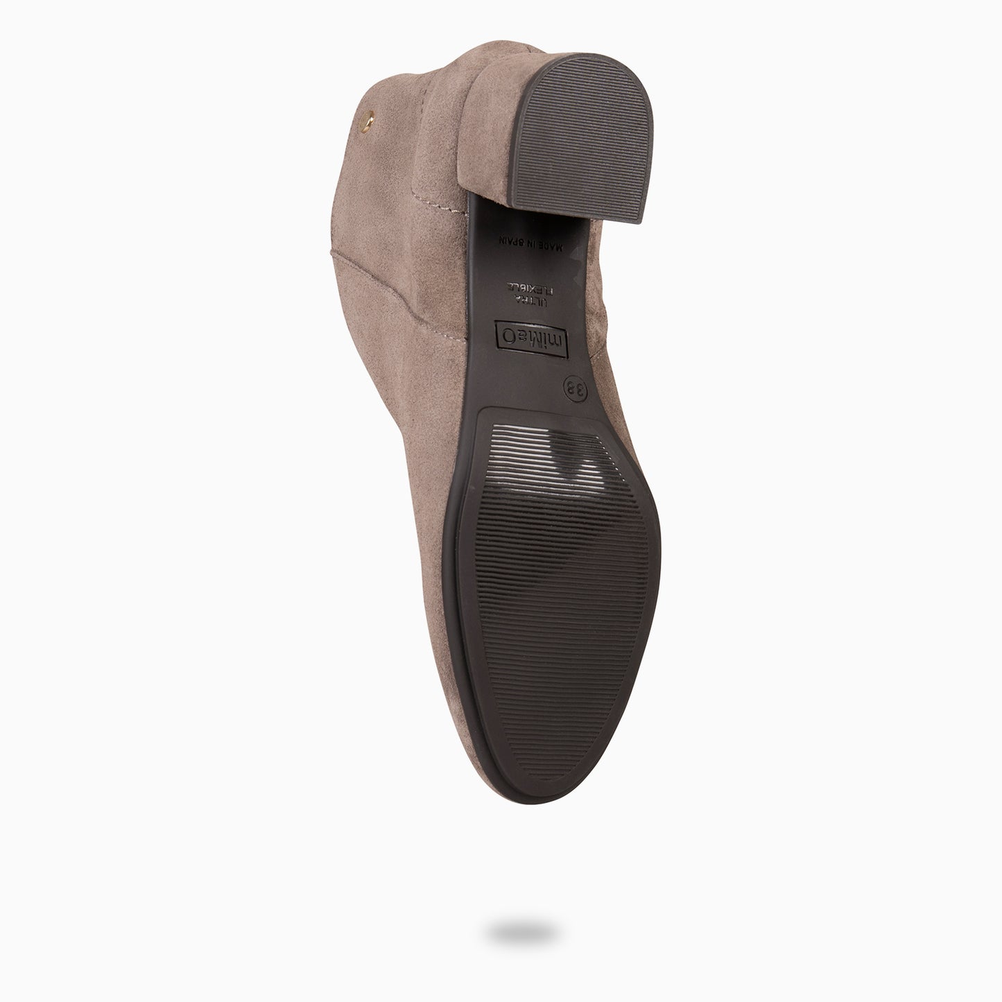 BERNA – Botins com salto largo TAUPE