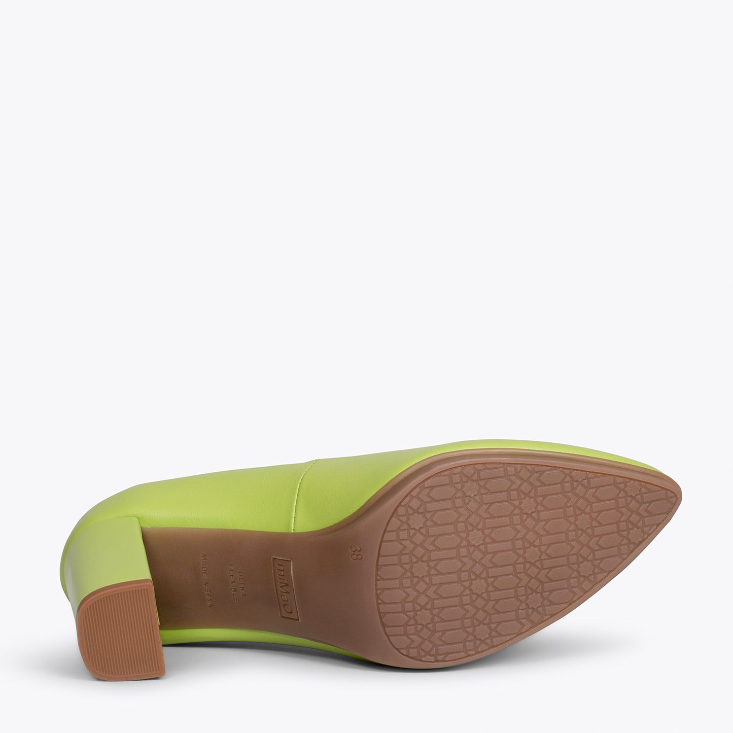 URBAN SALON – Zapatos de tacón alto de napa VERDE PISTACHO