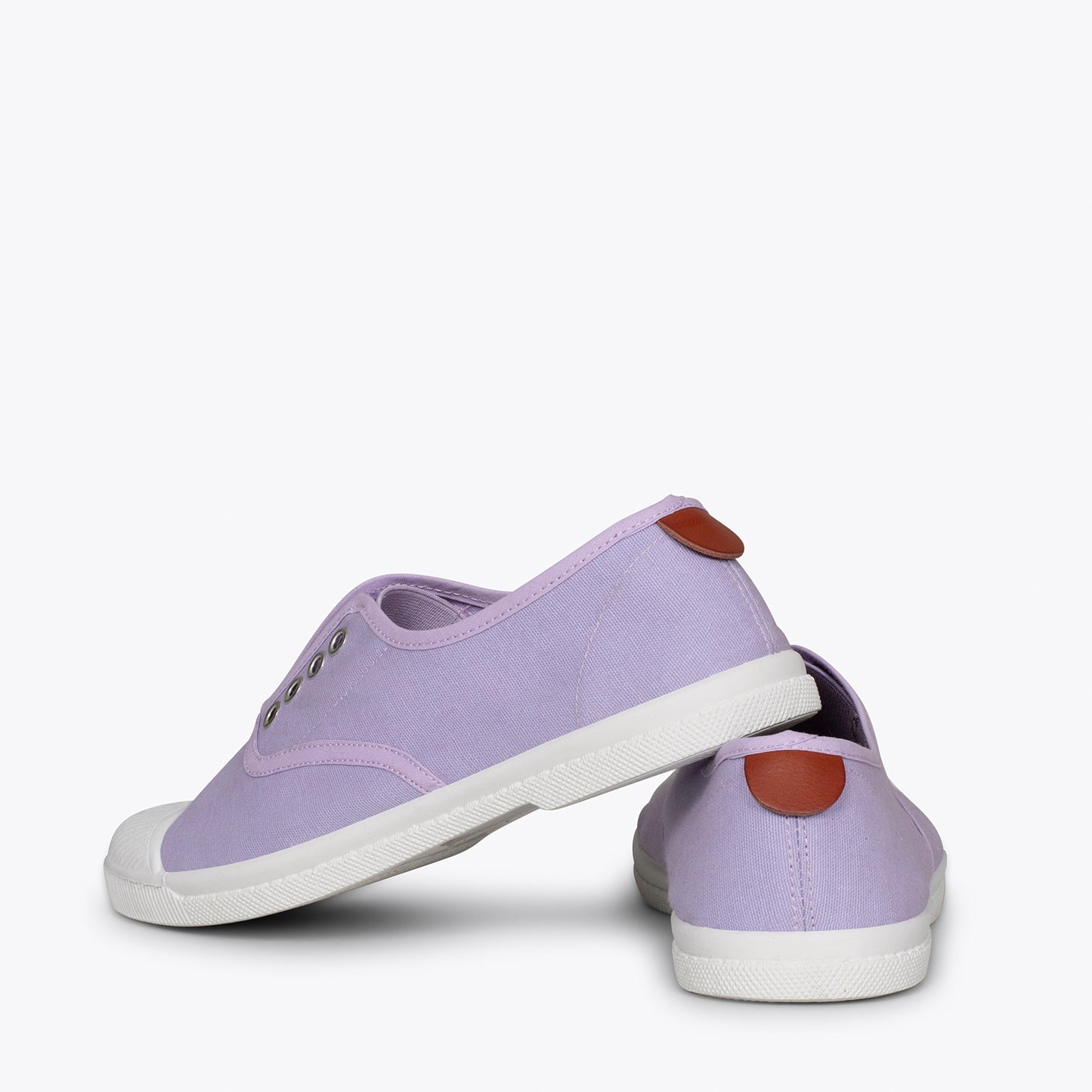 WAY Zapatillas sin cordones de lona LILA
