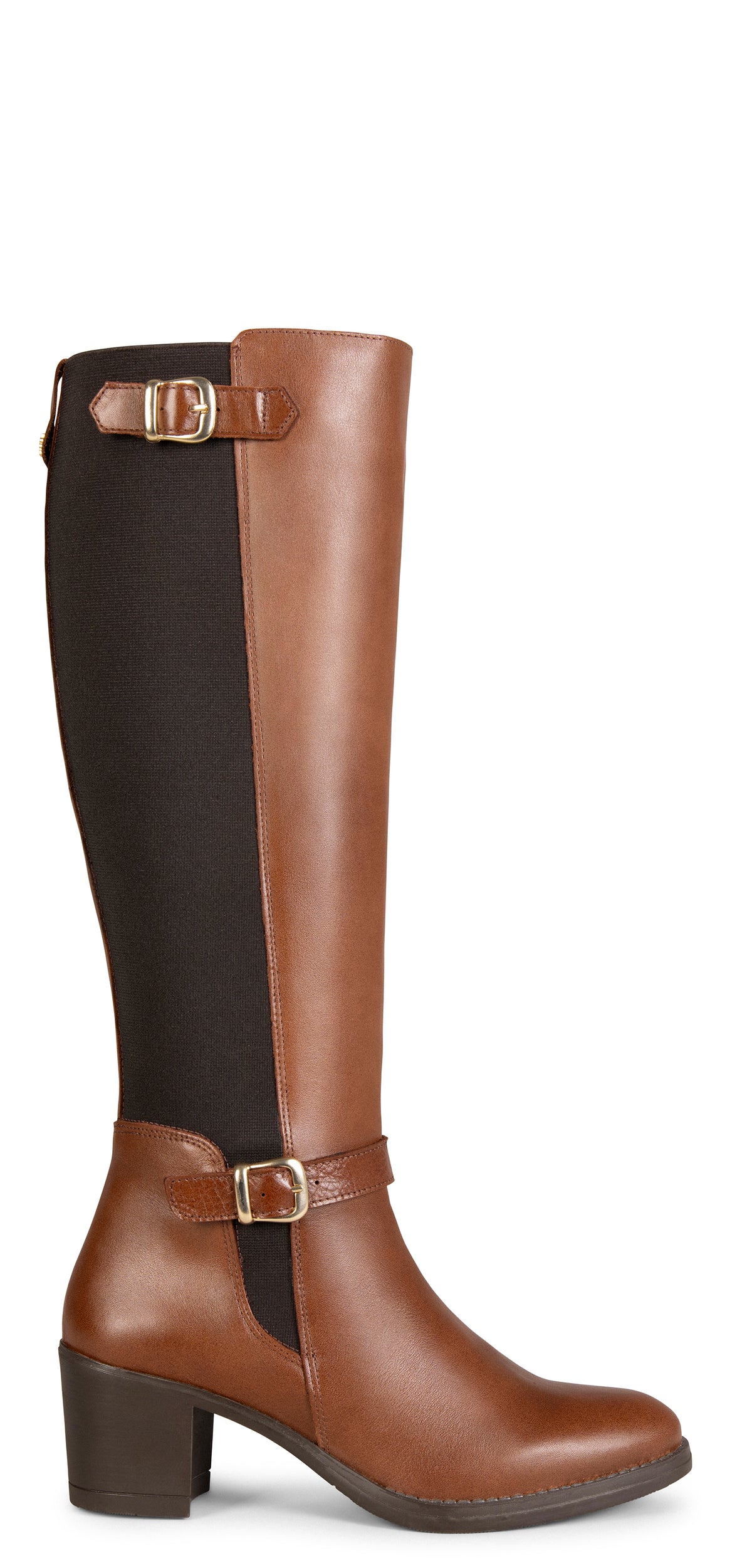 SENA– botas de vestir con caña elástica MARRON