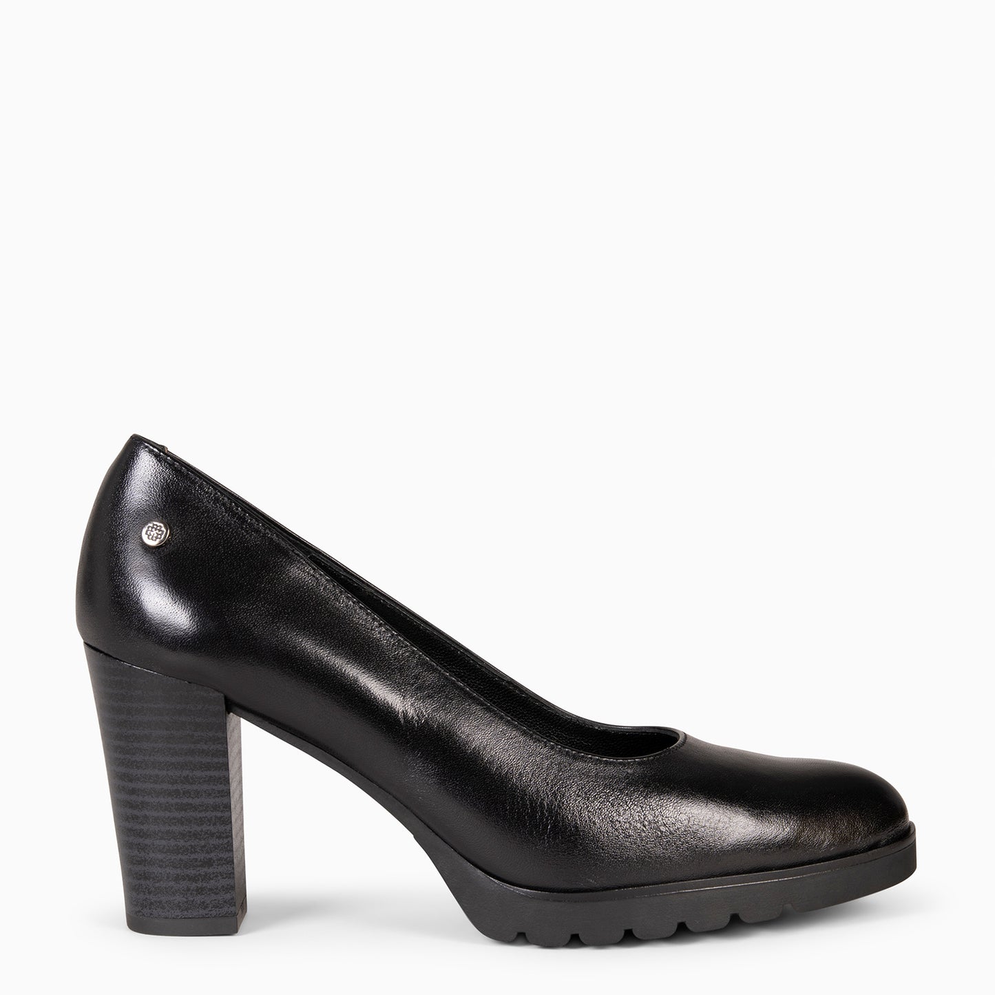 URBAN TREND - Escarpins casual en cuir NOIR