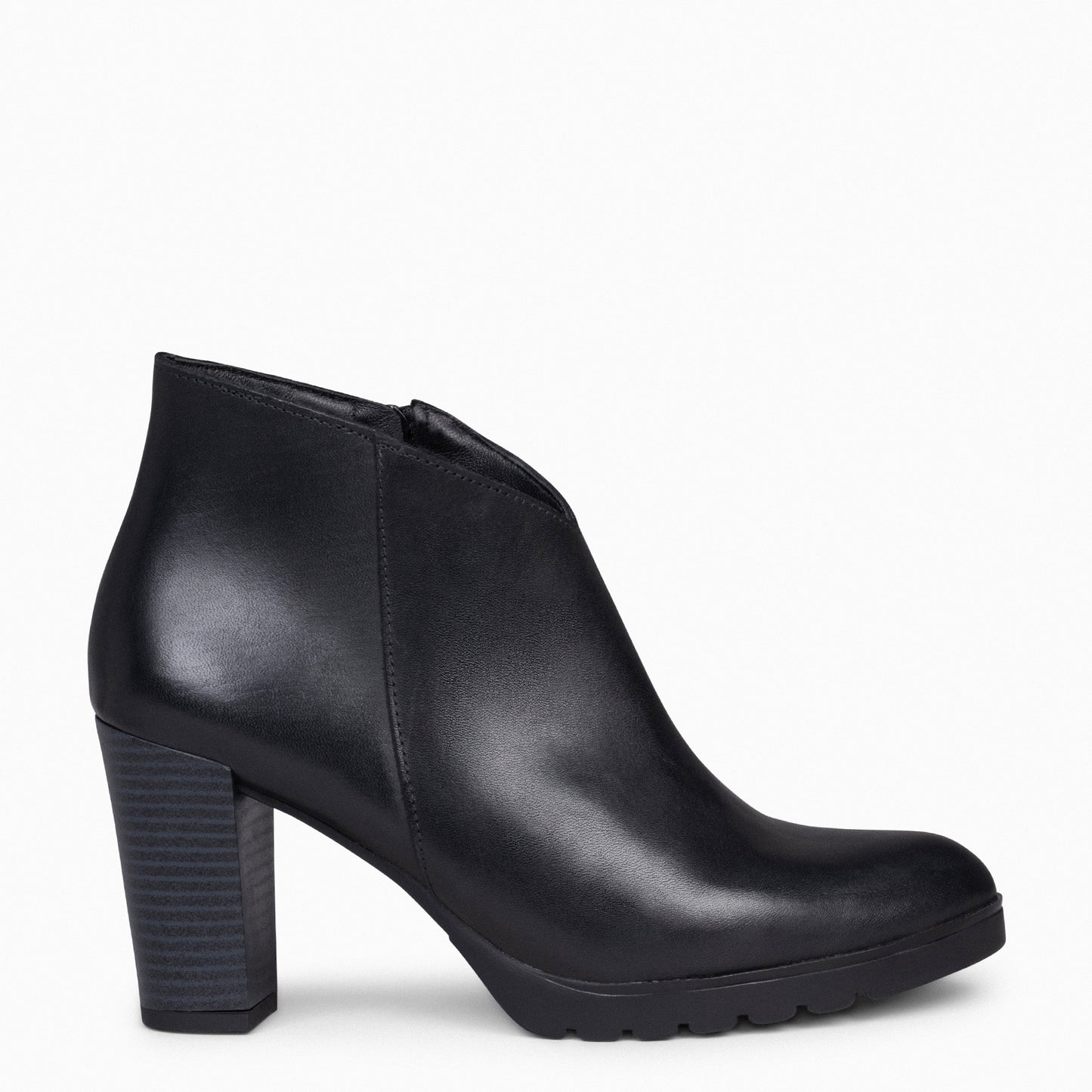 CLASSIC - Botins femininos com salto VERDE