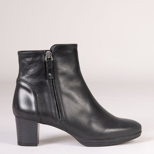 ALSACIA – Bottines à talons NOIRES