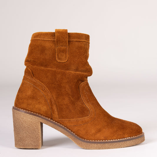 OREGON - Botins com salto CAMEL