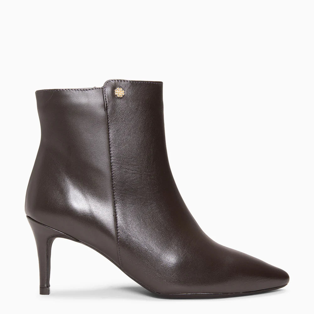 NIGHT - Botines de tacón de aguja MARRON