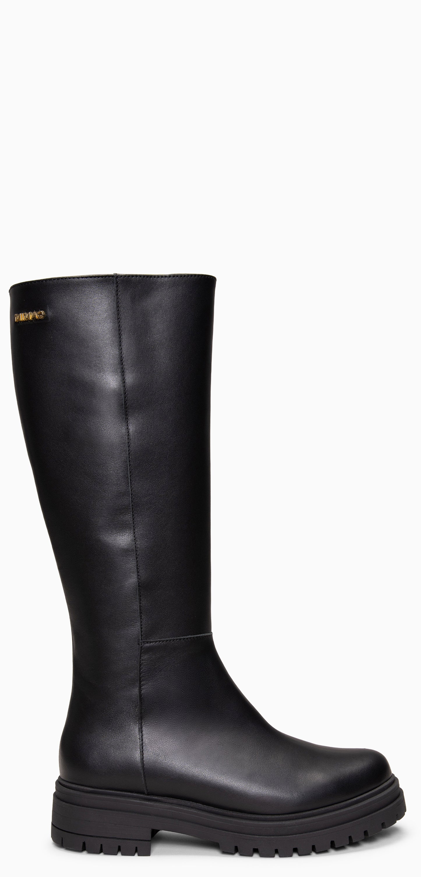 NOA - Botas altas con plataforma NEGRO