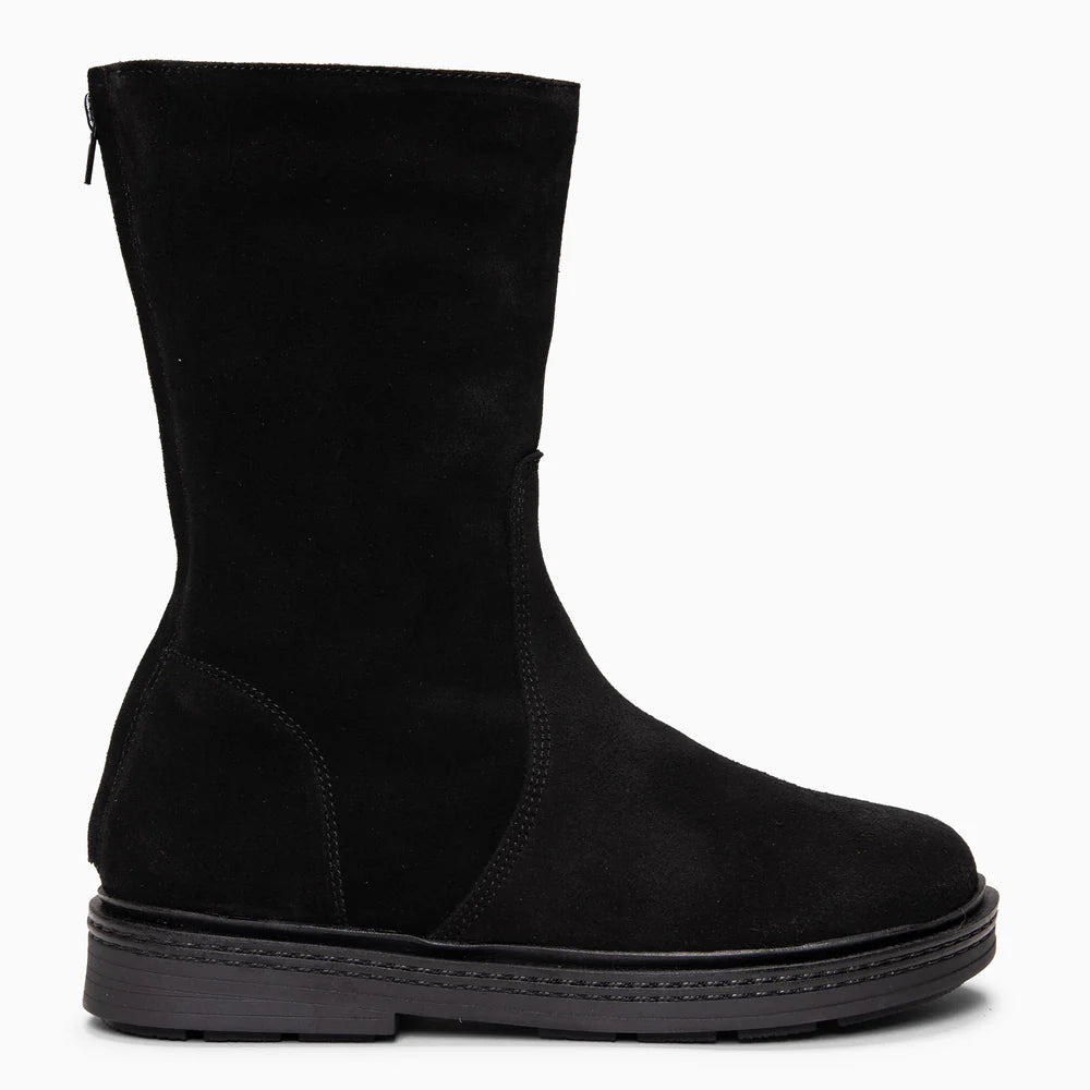 SNOW - Botines forrados de piel NEGRO