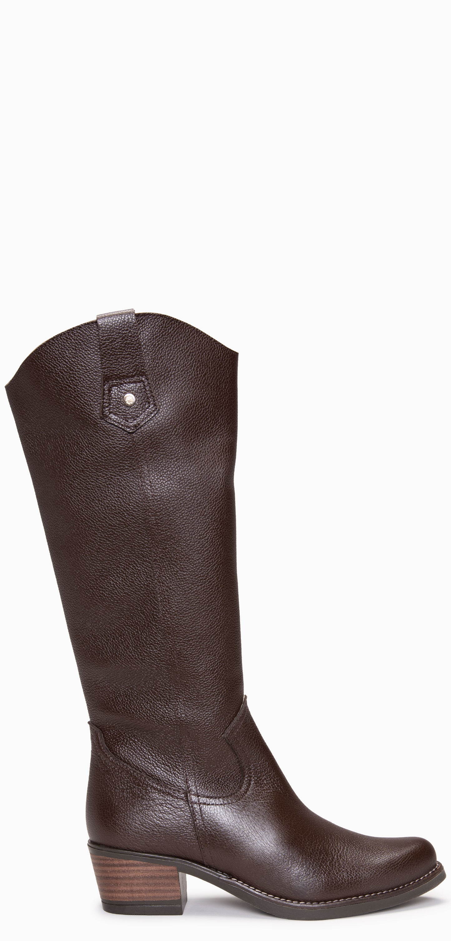 VALLEY - Botas altas de tacón MARRON