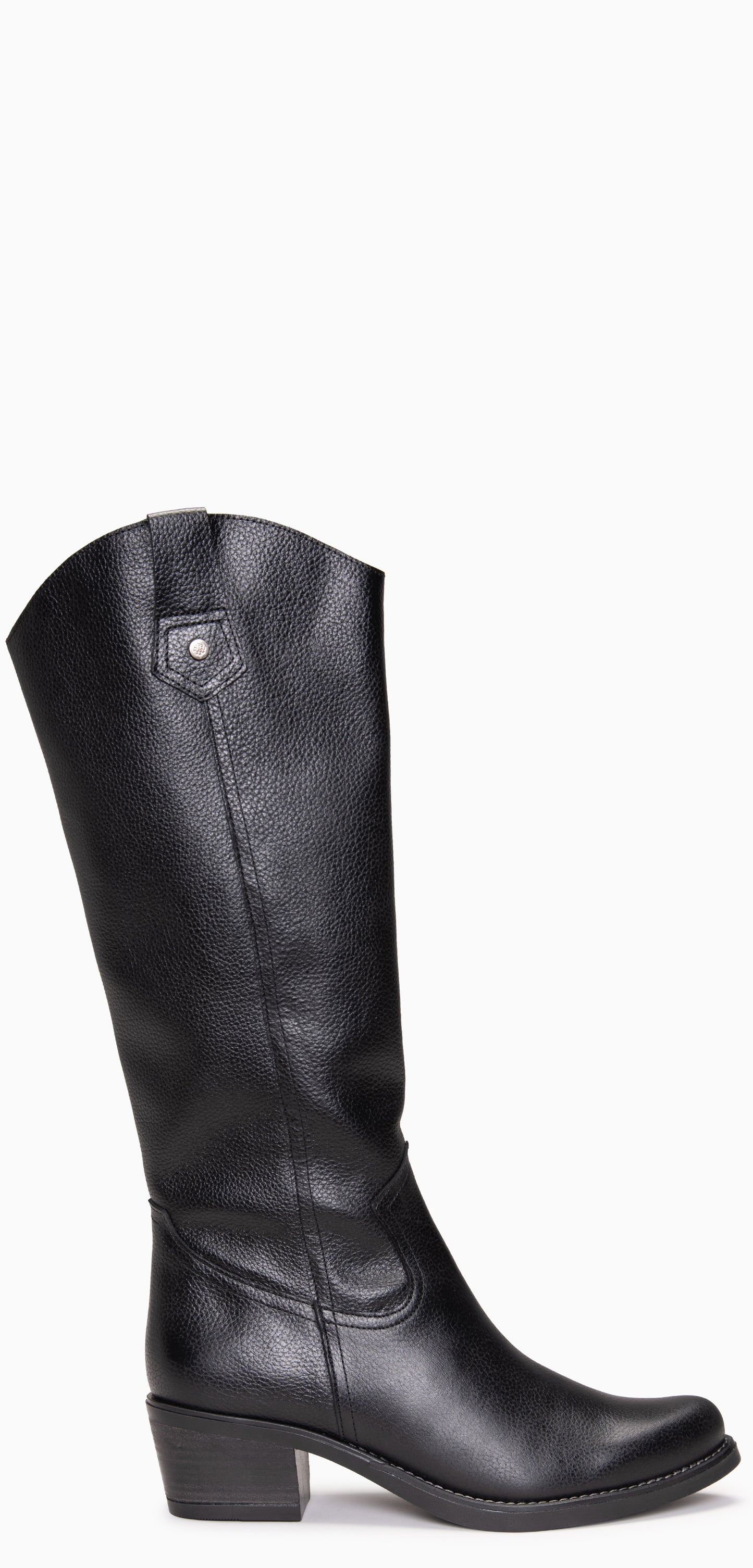 VALLEY - Botas altas de tacón NEGRO