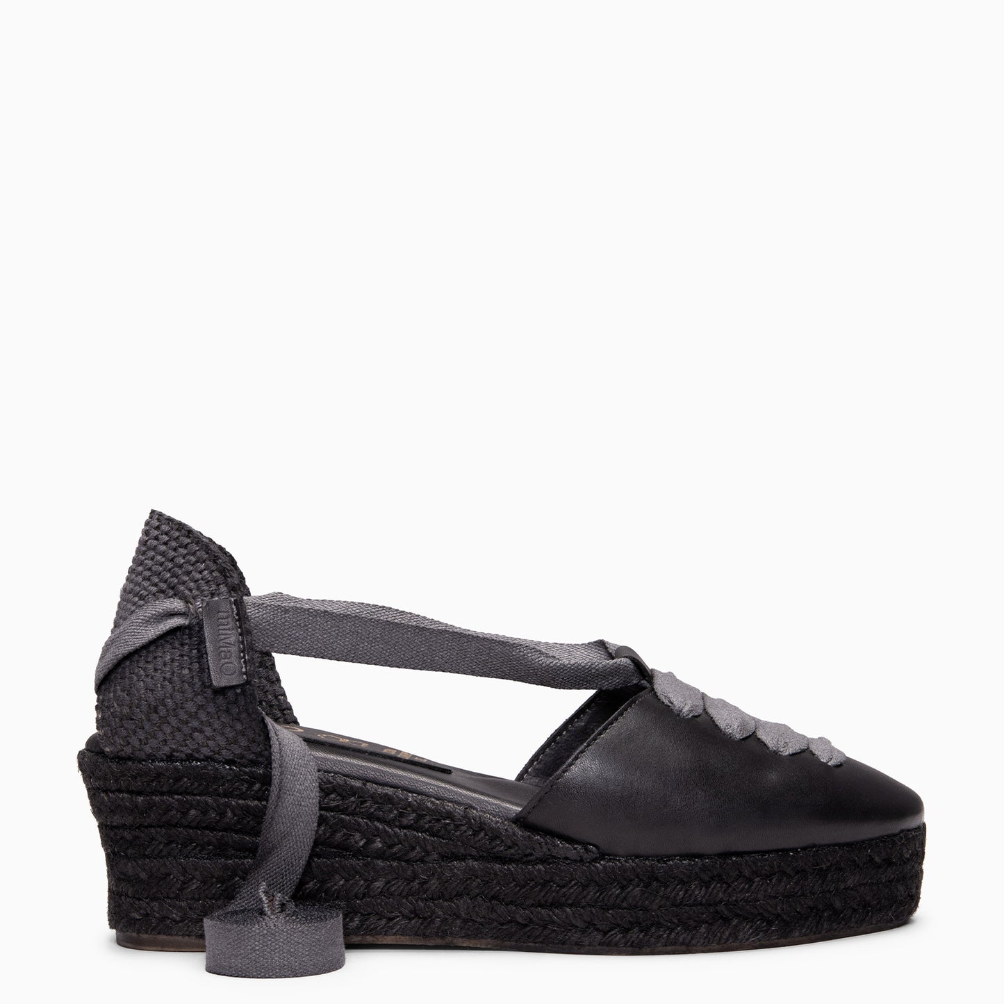 NOJA - Cuñas de esparto con tintado natural NEGRO
